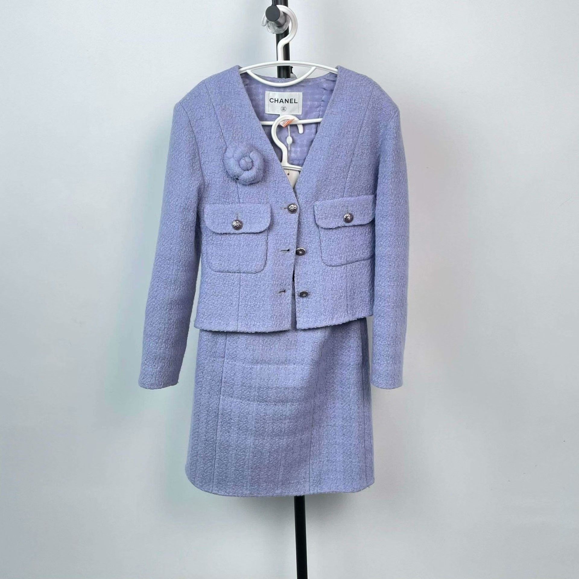 Chanel Chanel Purple Light Jacket 34 Men Size US XS / EU 42 / 0 - 1 Thumbnail