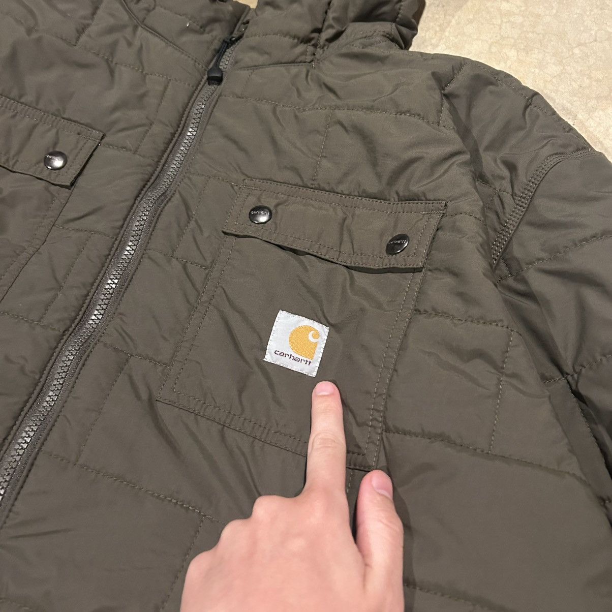Carhartt Vintage Carhartt Brookville Quilted Puffer Jacket Oversized Size US XXL / EU 58 / 5 - 4 Thumbnail