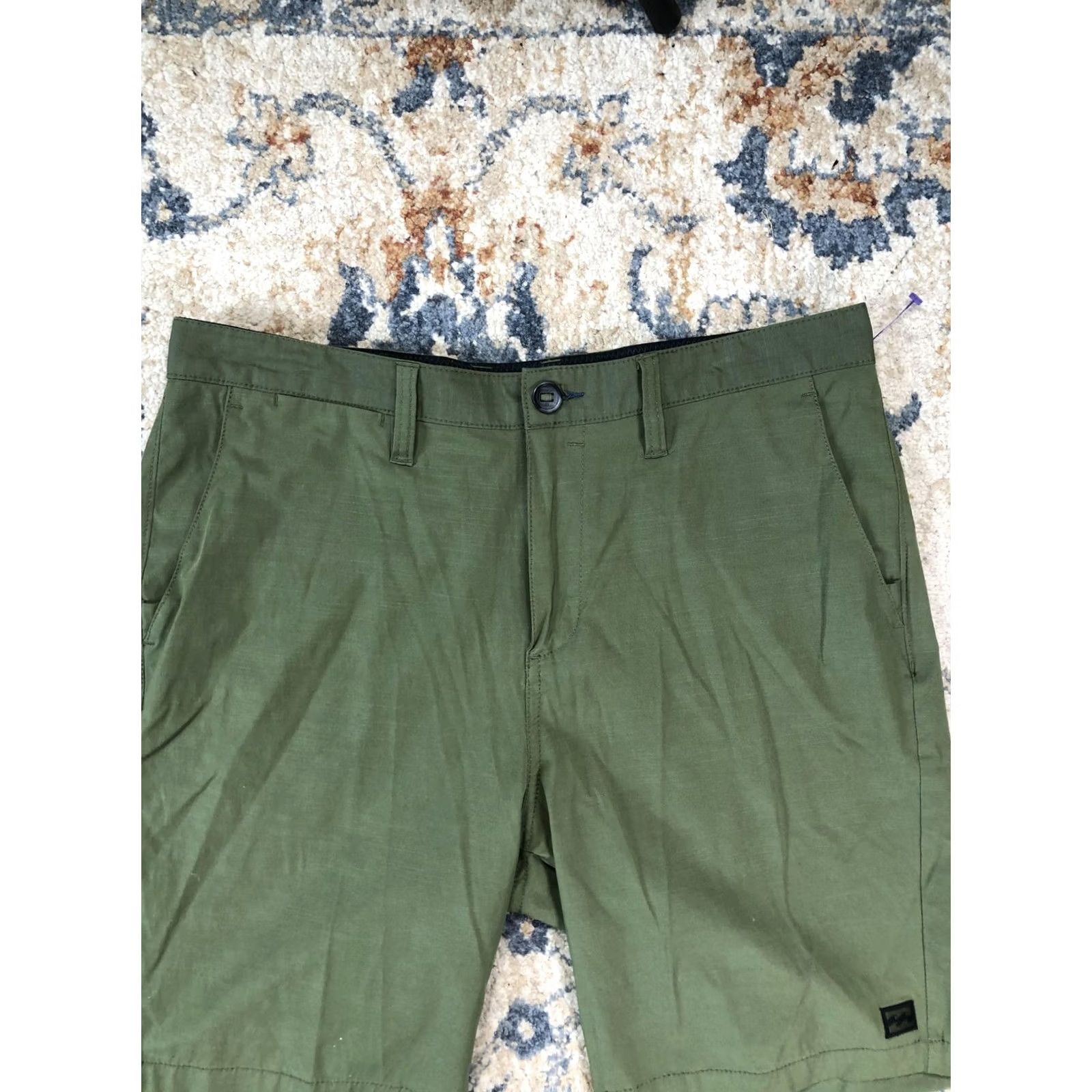 Billabong Billabong Shorts Mens 34 Green Stretch Chino 10 Inseam Casual Walkshort Summer Size US 34 / EU 50 - 4 Thumbnail
