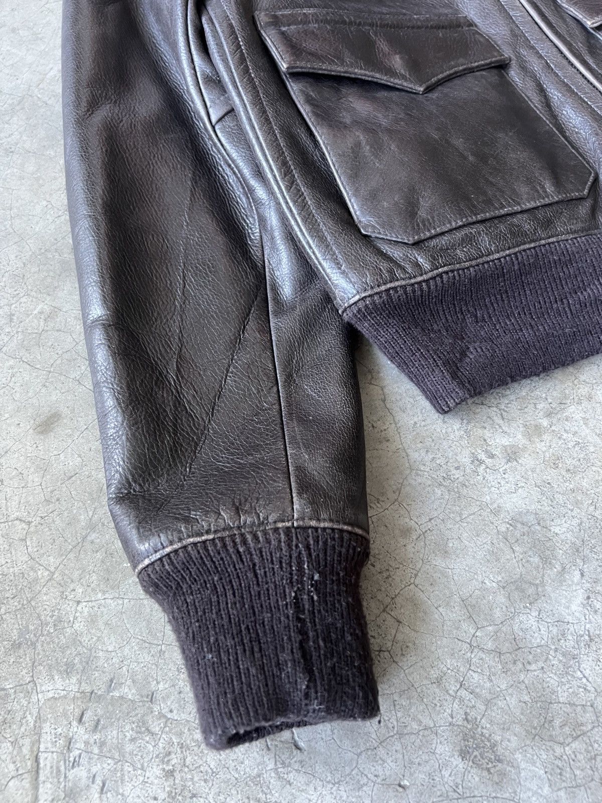 Buco Buco - The Real Mccoy’s Horsehide Leather A-2 Flight Jacket Size US S / EU 44-46 / 1 - 8 Thumbnail