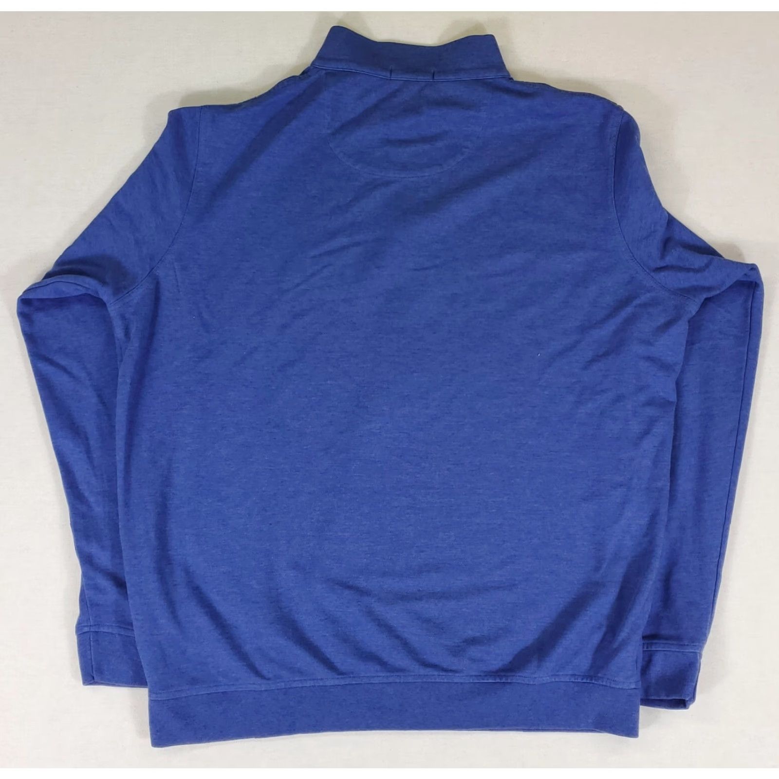 Peter Millar Peter Millar Crown Comfort Blue Quarter Zip Cotton Modal Polyester Mens XL Size US XL / EU 56 / 4 - 3 Thumbnail
