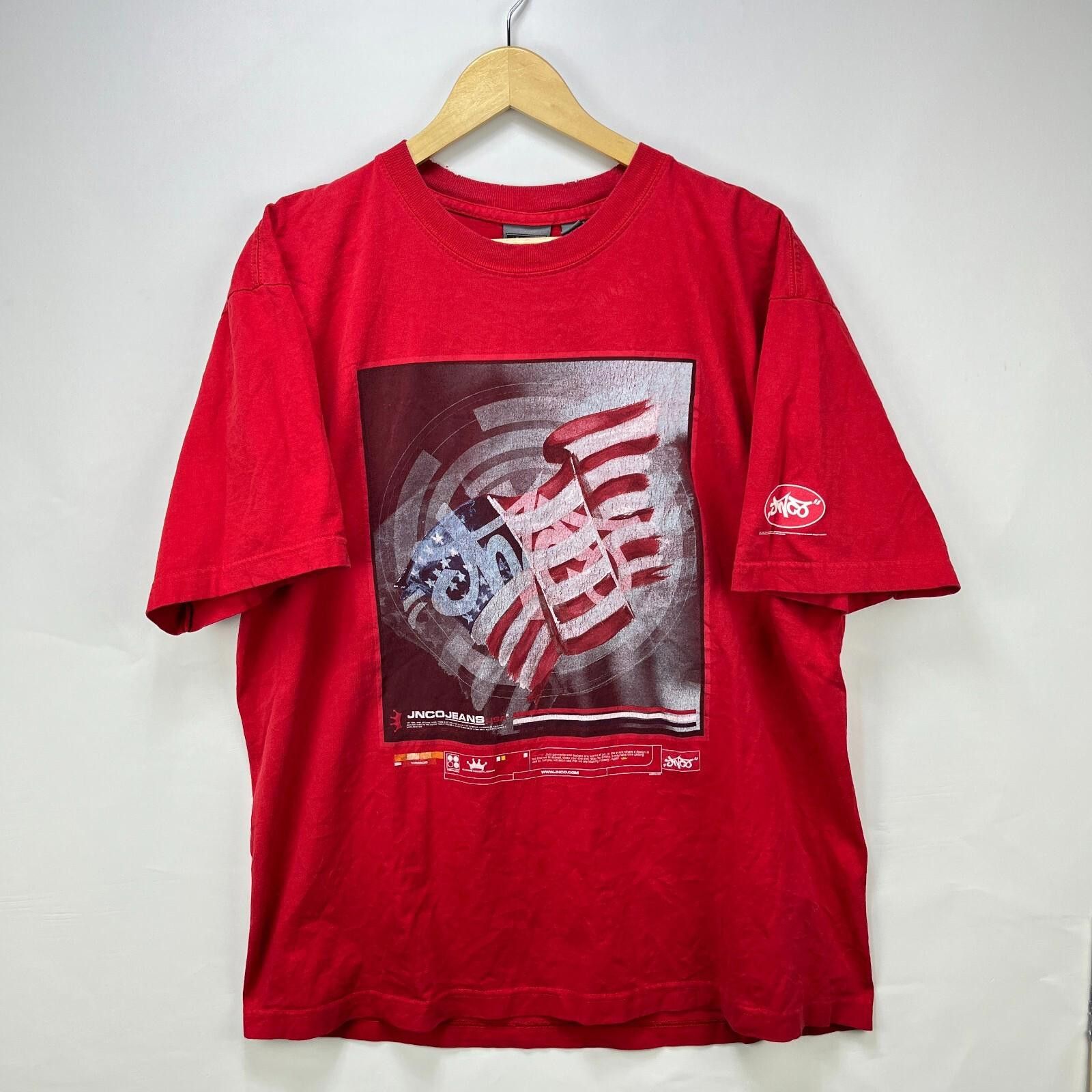 JNCO Vintage Y2K JNCO USA Flag T-Shirt Large Baggy Skater Size US L / EU 52-54 / 3 - 1 Thumbnail