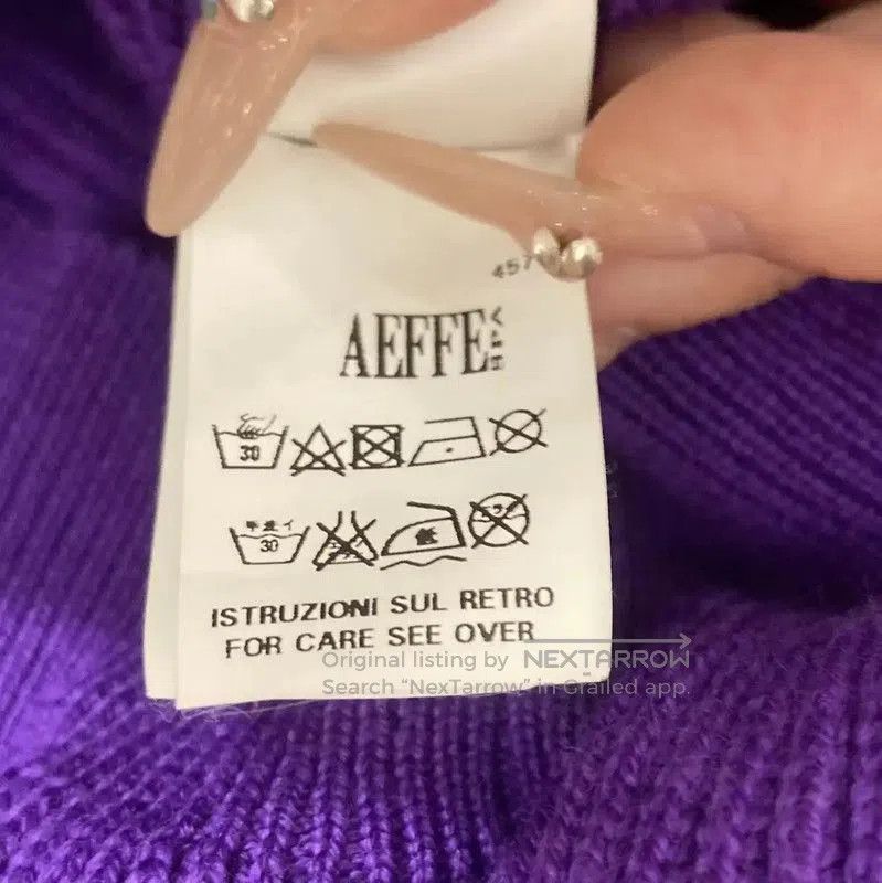 Other Moschino Purple Knit Sweater with Embellishments . Size M / US 6-8 / IT 42-44 - 4 Thumbnail