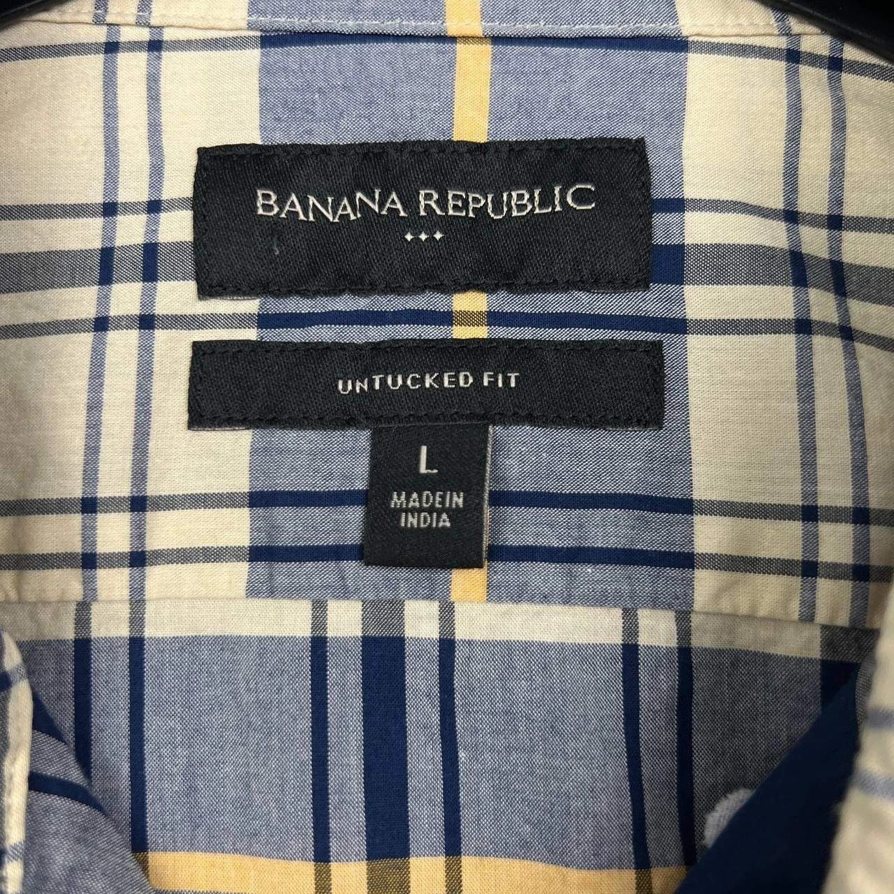 Banana Republic Banana Republic Button Up Shirt Men Flannel Plaid Cotton L Size US L / EU 52-54 / 3 - 2 Thumbnail