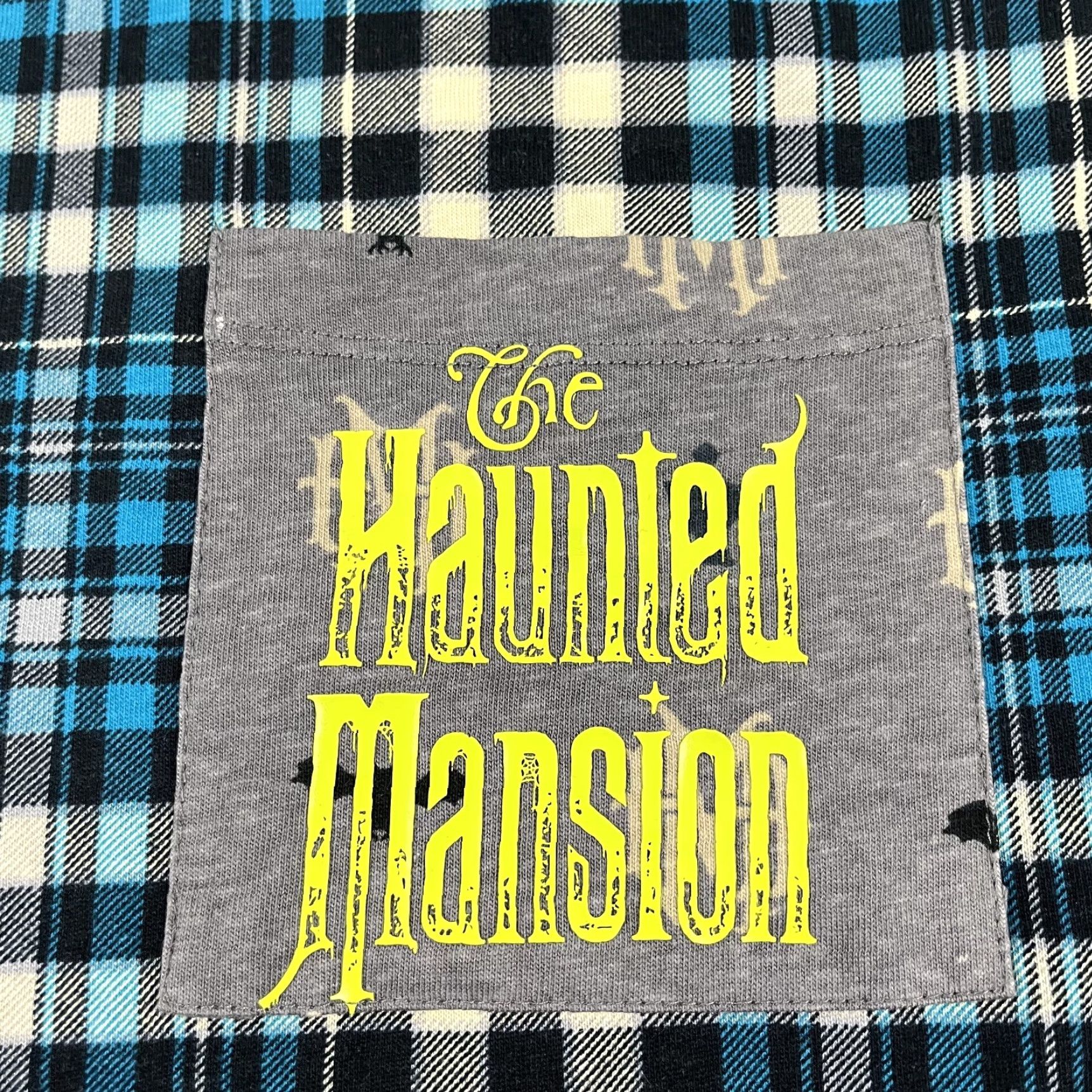 Disney VINTAGE The Haunted Mansion Shirt Disney Womens 3X Flannel Button-Up Knit NEW Size XXL / US 16-18 / IT 52-54 - 3 Thumbnail