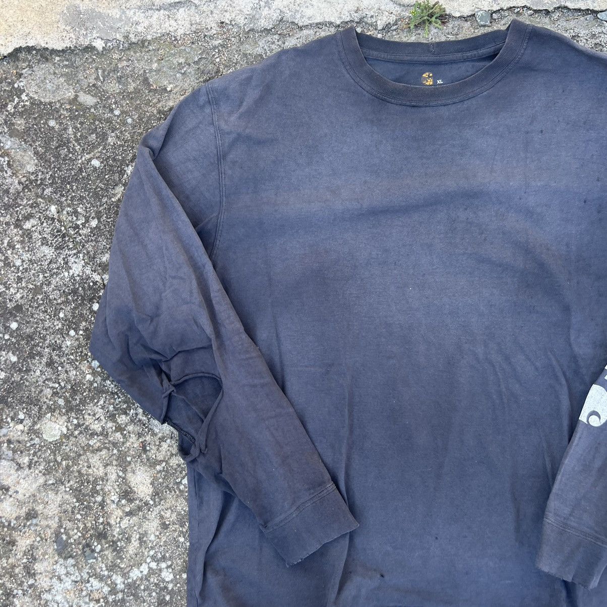 Carhartt × Vintage Carhartt T shirt Vintage y2k Longsleeve Thrashed Size US XL / EU 56 / 4 - 3 Thumbnail