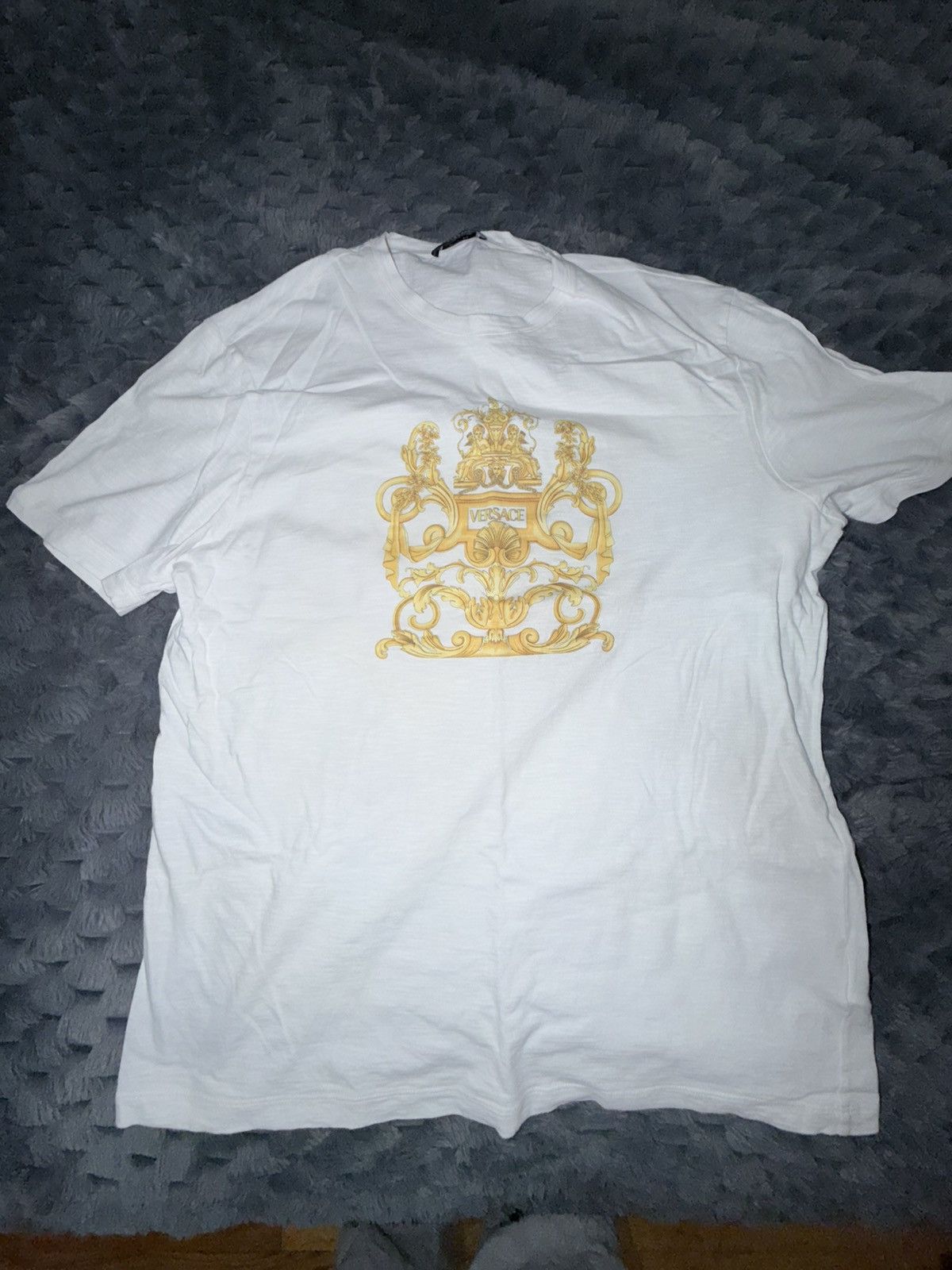 Versace Versace Baroque Crest Shirt Size US XL / EU 56 / 4 - 2 Thumbnail