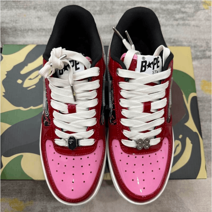 Bape ABATHINGAPE low cut board shoes for men Size US 8 / EU 41 - 3 Thumbnail