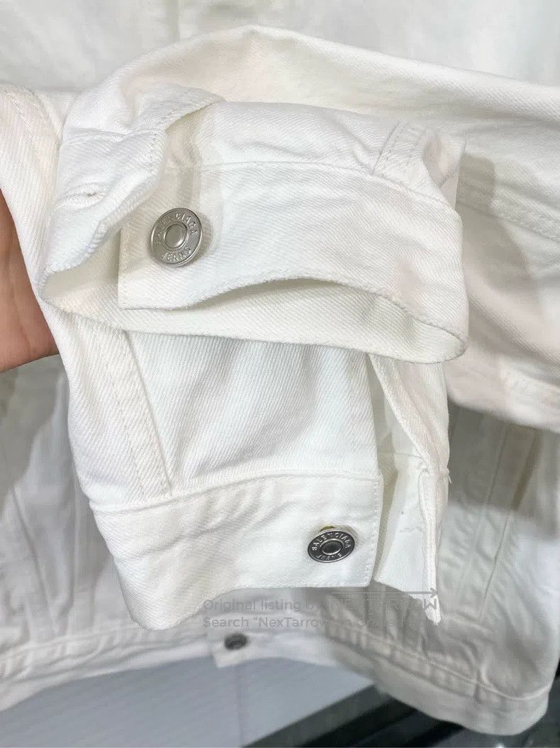 Balenciaga Balenciaga Washed Denim Jacket Size XS / US 0-2 / IT 36-38 - 4 Thumbnail