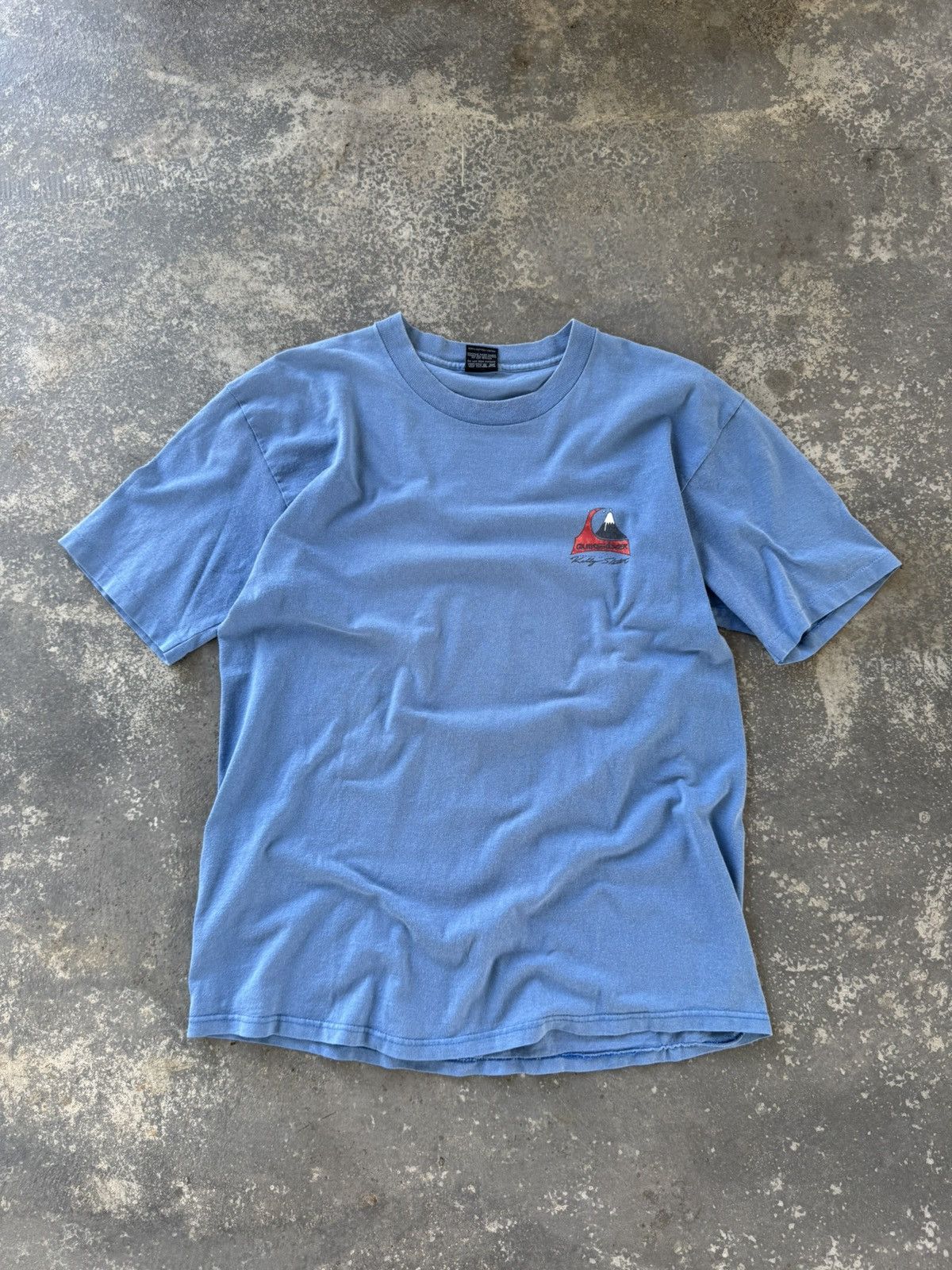 Quiksilver × Vintage Vintage 90’s Quiksilver Tee Size US L / EU 52-54 / 3 - 3 Thumbnail