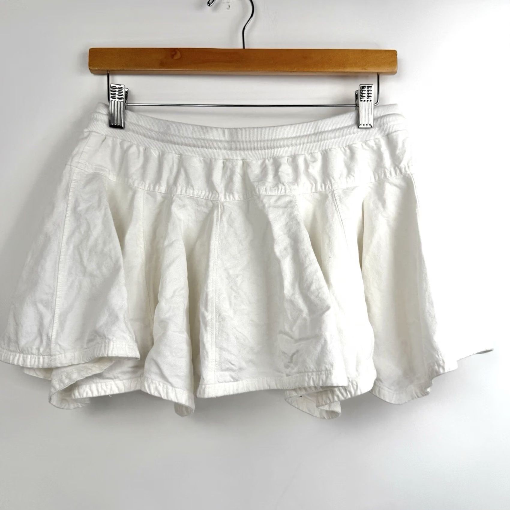 Anthropologie VINTAGE Daily Practice Anthropologie XS Courtside Mini Skirt White New With Tags Size 26" / US 2 / IT 38 - 7 Thumbnail