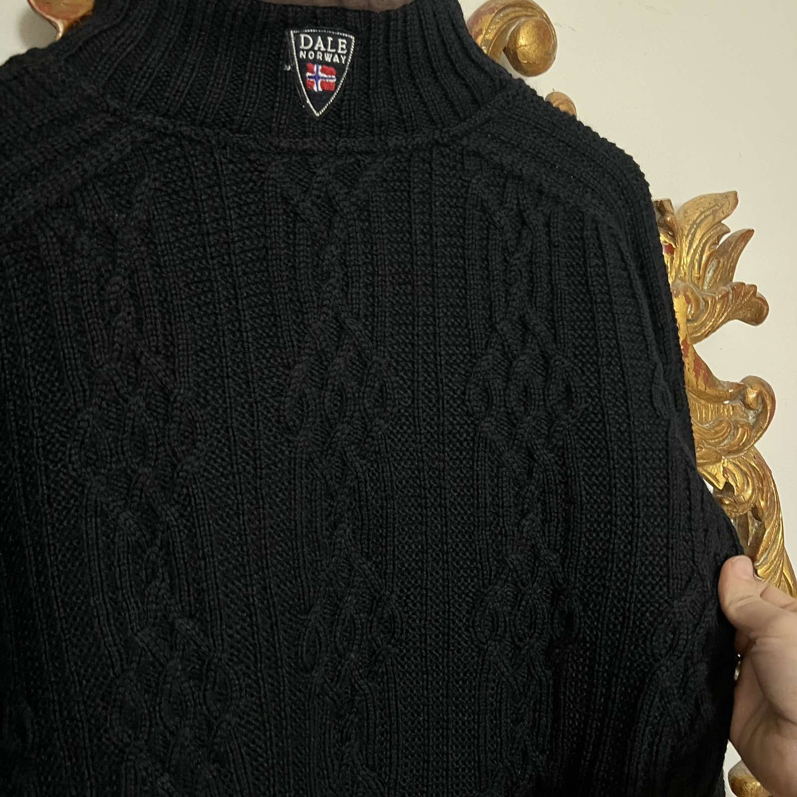 Dale Of Norway Dale of Norway 1/4 Quater Zip Wool Black Sweater Sz S Size US S / EU 44-46 / 1 - 3 Thumbnail