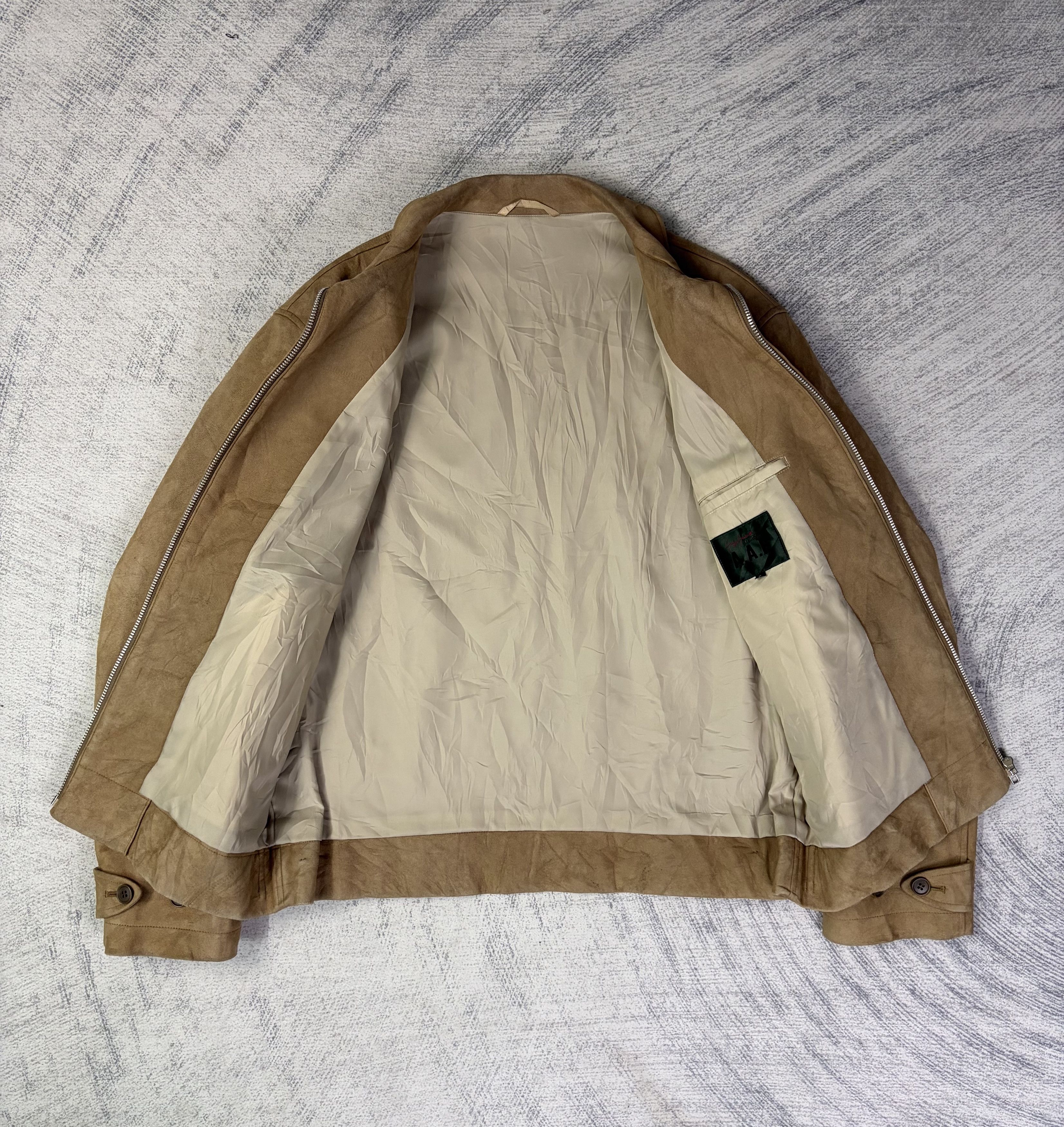Yohji Yamamoto Yohji Yamamoto AAR Faux Suede Jacket Size US L / EU 52-54 / 3 - 9 Thumbnail