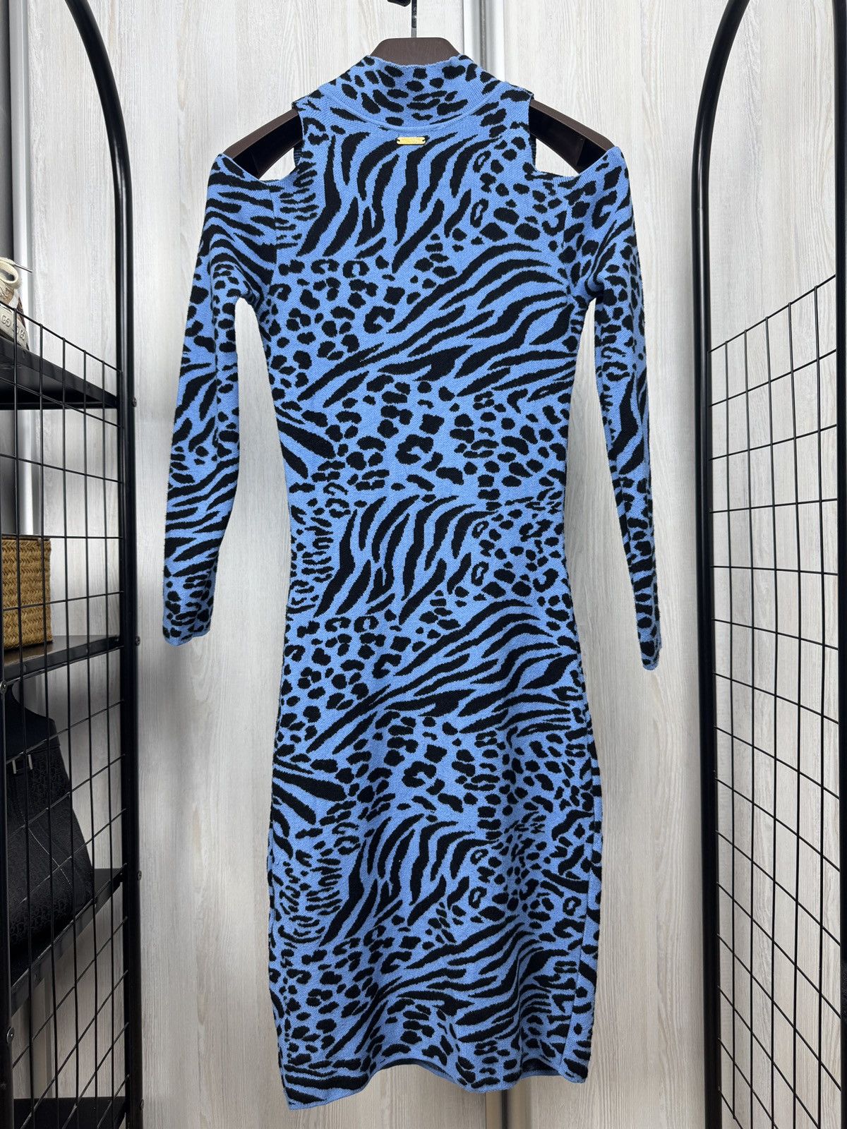 Other Denny Rose Jeans blue leopard pattern bodycon long dress Size S / US 4 / IT 40 - 5 Thumbnail