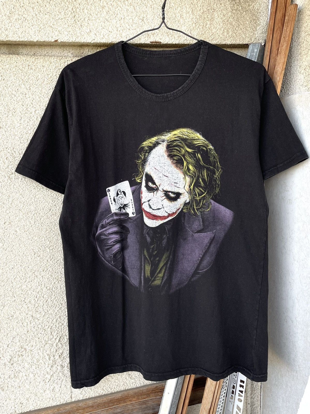 DC Comics Vintage The Dark Knight Joker Heath Ledger Movie Promo Tee Size US L / EU 52-54 / 3 - 6 Thumbnail