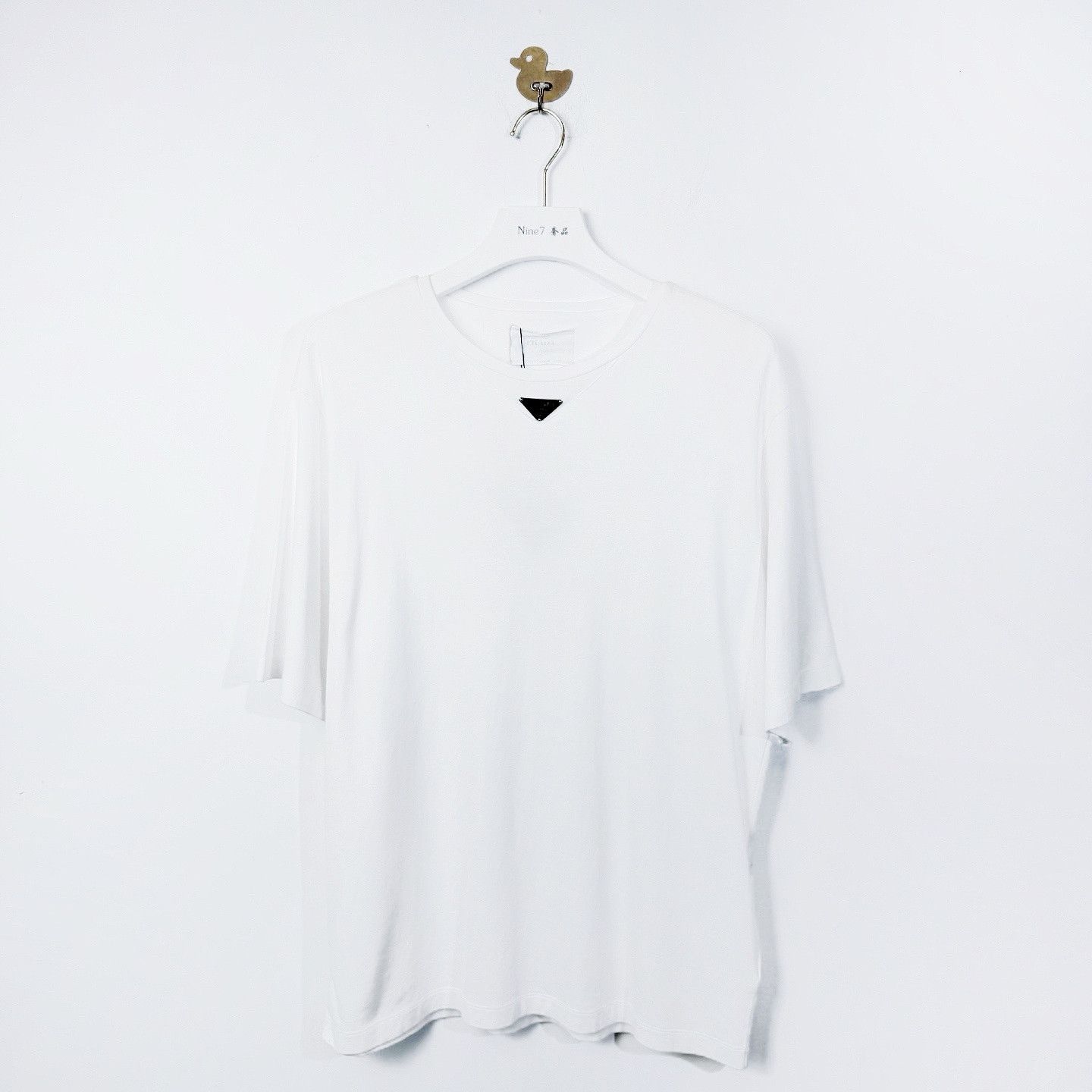 Prada Prada Triangle Logo Patch T-Shirt Size L Size US L / EU 52-54 / 3 - 1 Thumbnail