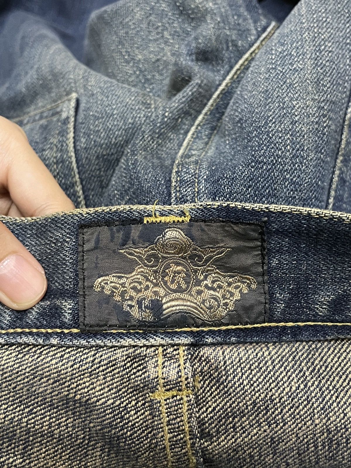 Other Rare Design Vintage Japanese Brand Sukajan Jeans 1990s Size US 28 / EU 44 - 10 Thumbnail