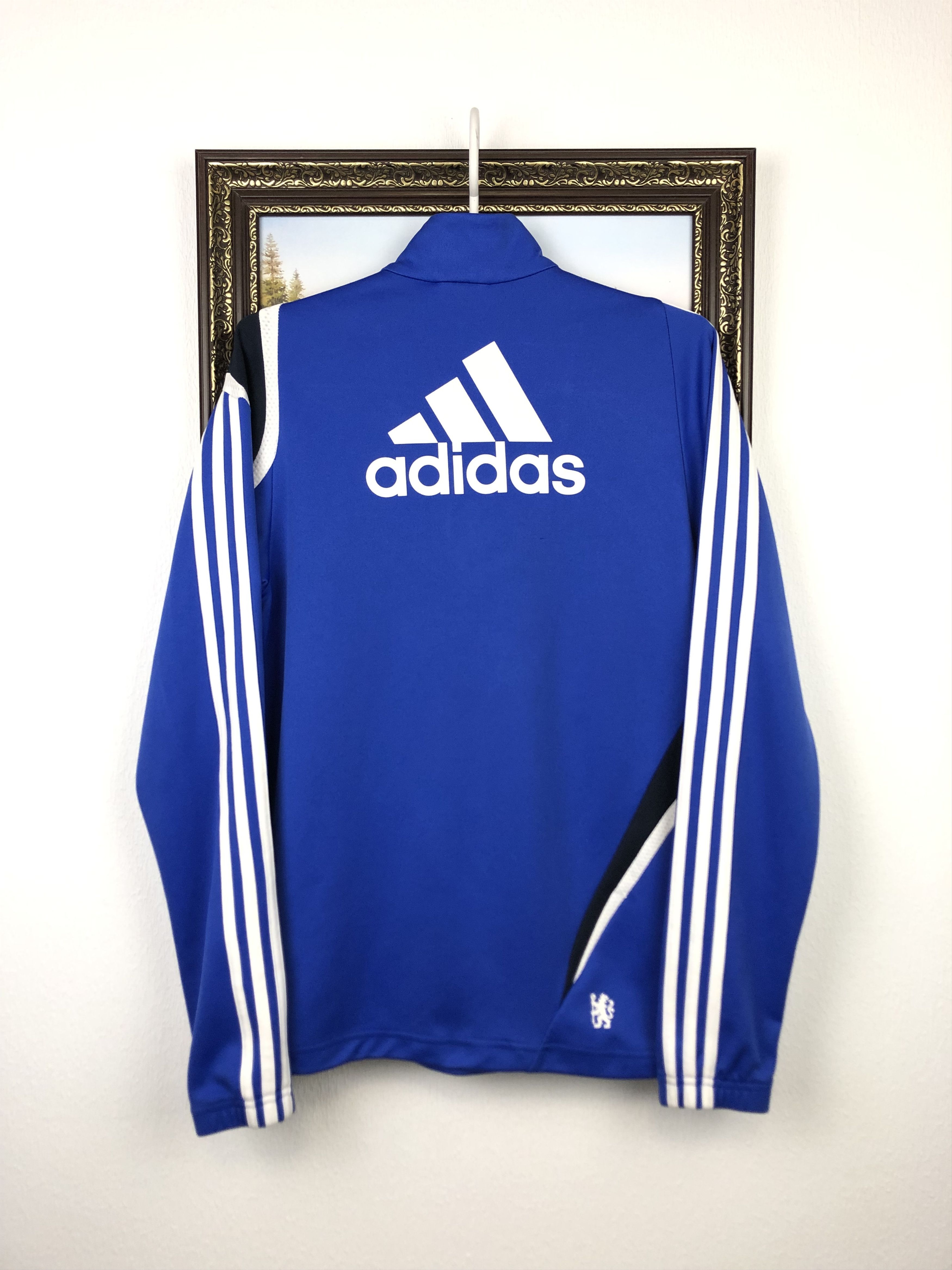 Adidas Vintage Adidas Chelsea Football Sweatshirt Soccer Jacket Size US S / EU 44-46 / 1 - 10 Thumbnail