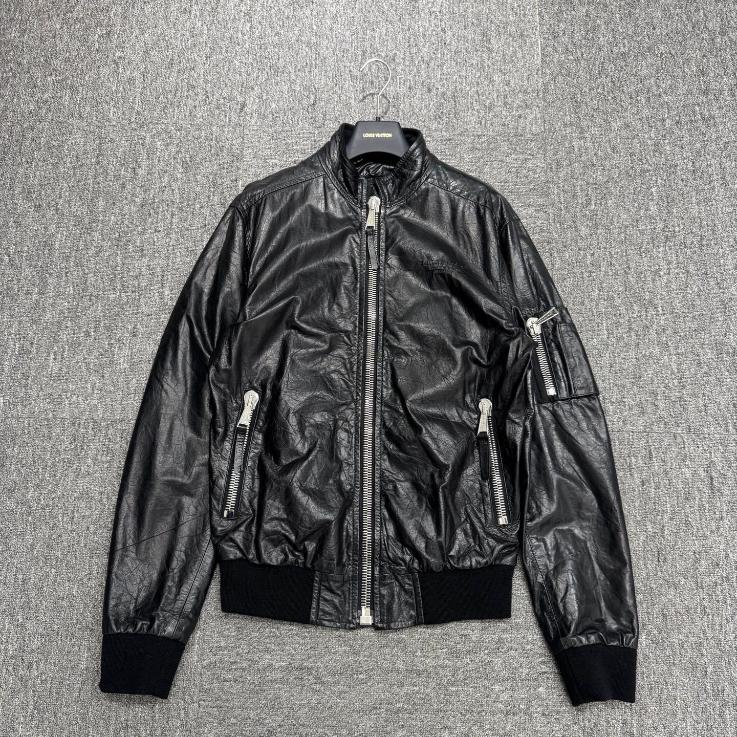 Philipp Plein PHILIPP PLEIN men's leather jacket L 98 new Size US L / EU 52-54 / 3 - 1 Thumbnail