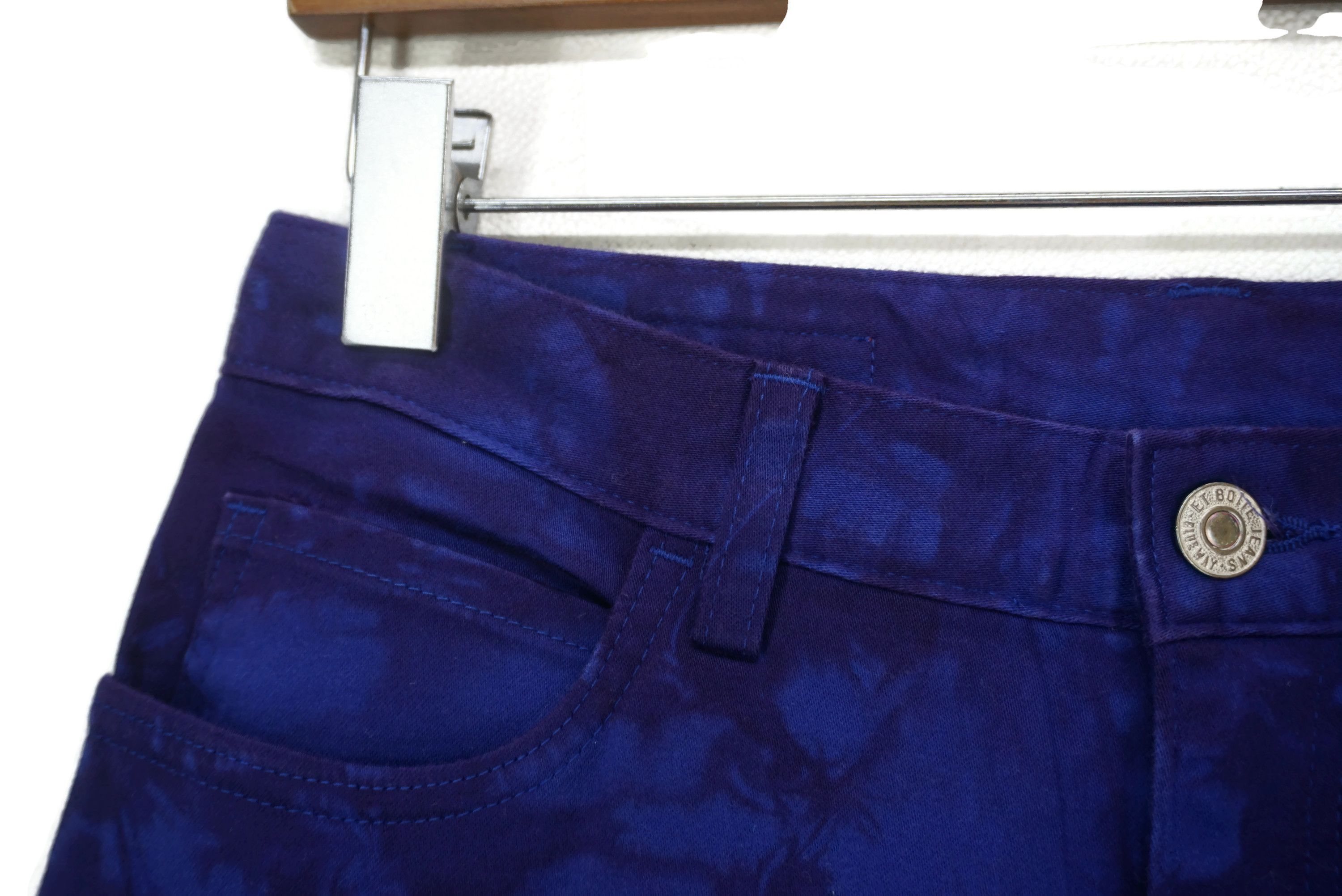 Japanese Brand Et Boite Pants fit W27xL33 High-Waisted Bootcut Dye Flared Size 27" / US 4 / IT 40 - 4 Thumbnail