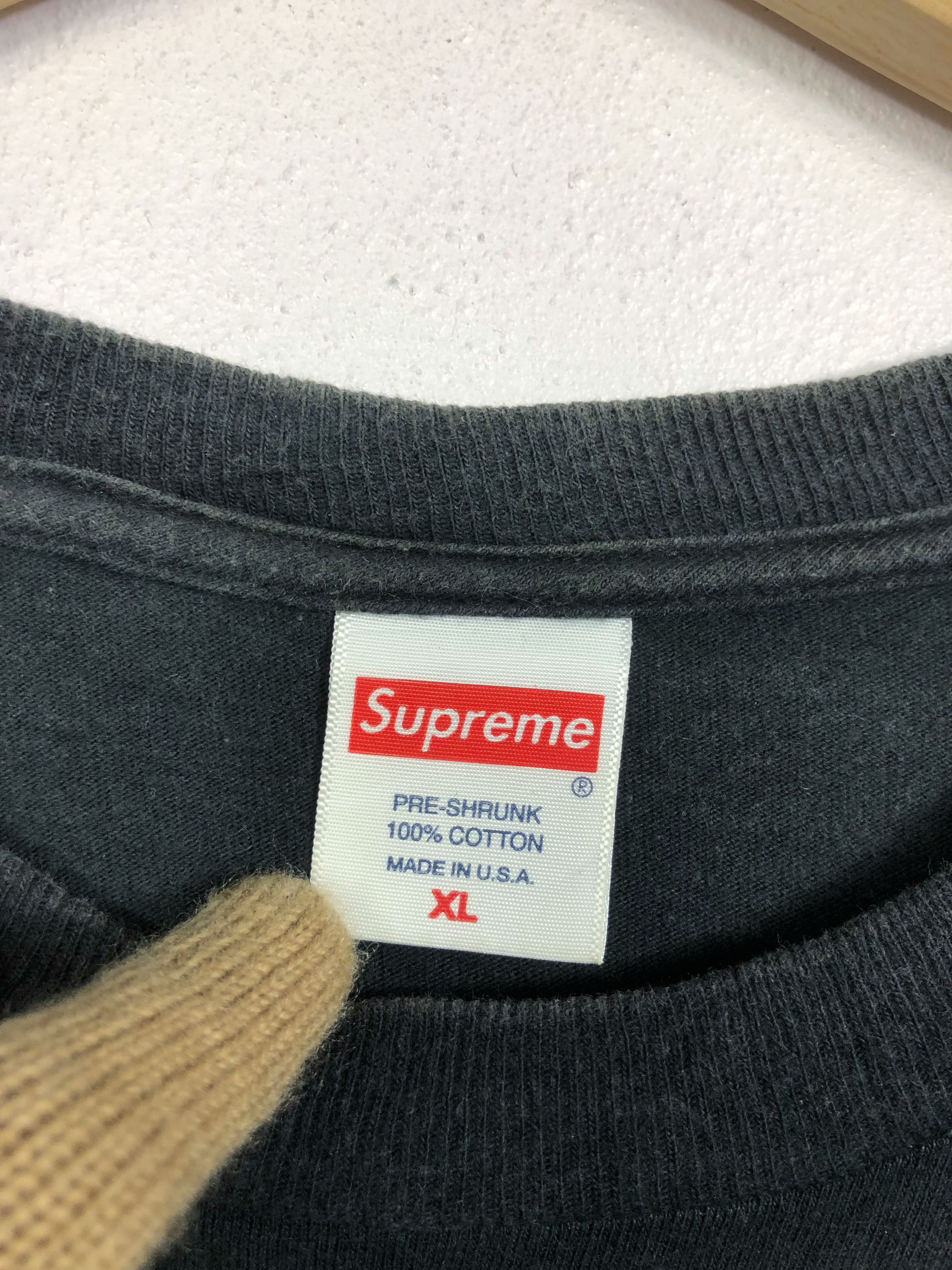 Supreme Rare Y2K Supreme New York Tee Made in USA Size US XL / EU 56 / 4 - 8 Thumbnail