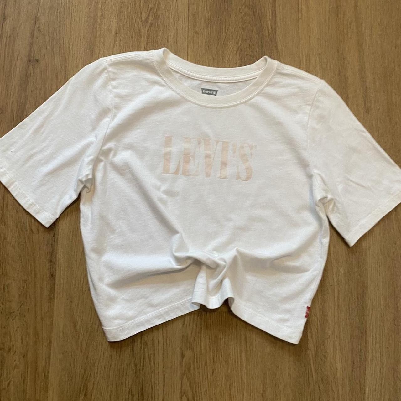 Levi's Levi's white crop top #croptop Premium Boxy Size US XXS / EU 40 - 1 Thumbnail