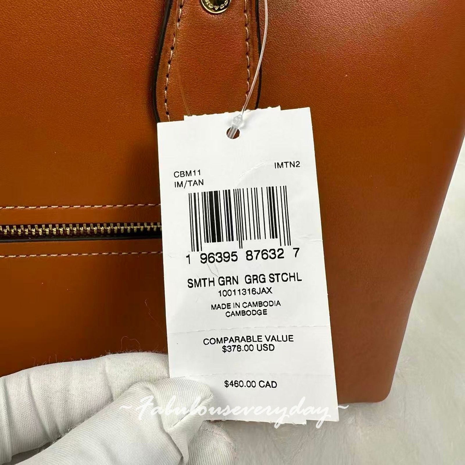 Coach Coach Georgia Satchel xbody Smooth grain Leather Gold/Tan Size ONE SIZE - 5 Thumbnail