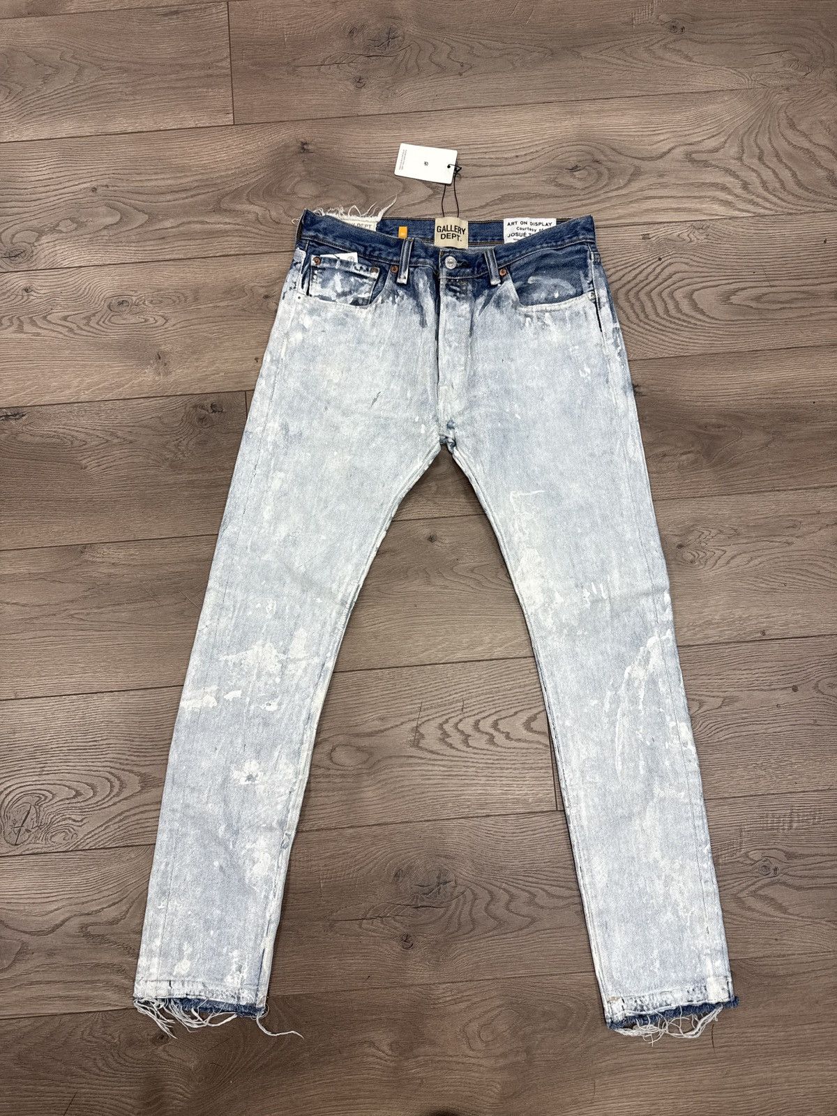 Gallery Dept. Gallery dept bleached denim 30 rare style size Size US 30 / EU 46 - 1 Thumbnail