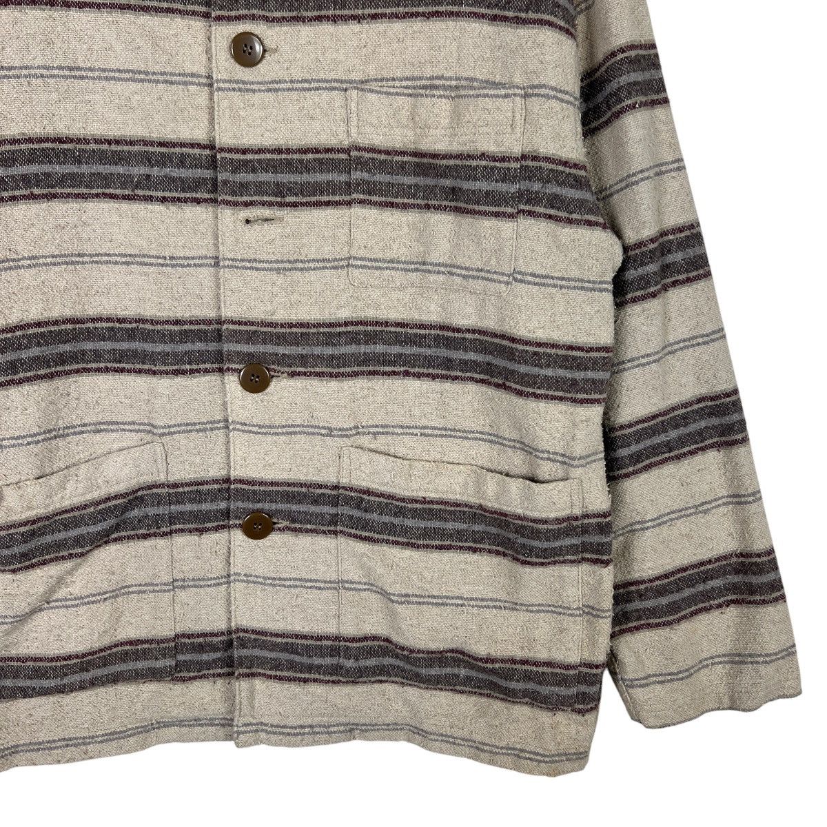 Japanese Brand 🔥 VINTAGE BALL BASIC STRIPE WORK JACKET MADE IN JAPAN Size US M / EU 48-50 / 2 - 5 Thumbnail