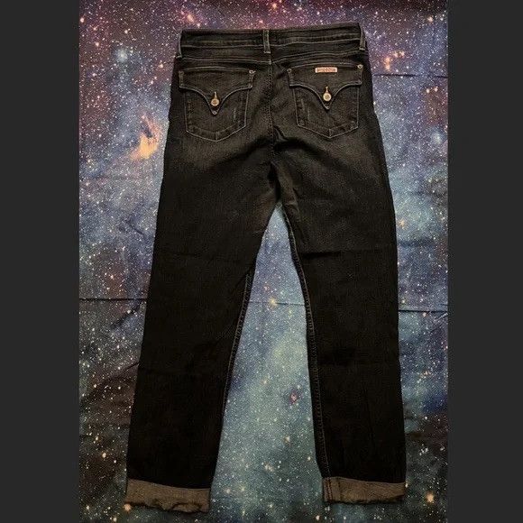 Hudson Hudson Jeans Bacara Crop Straight Leg Cuffed Jeans Size 31" - 2 Thumbnail