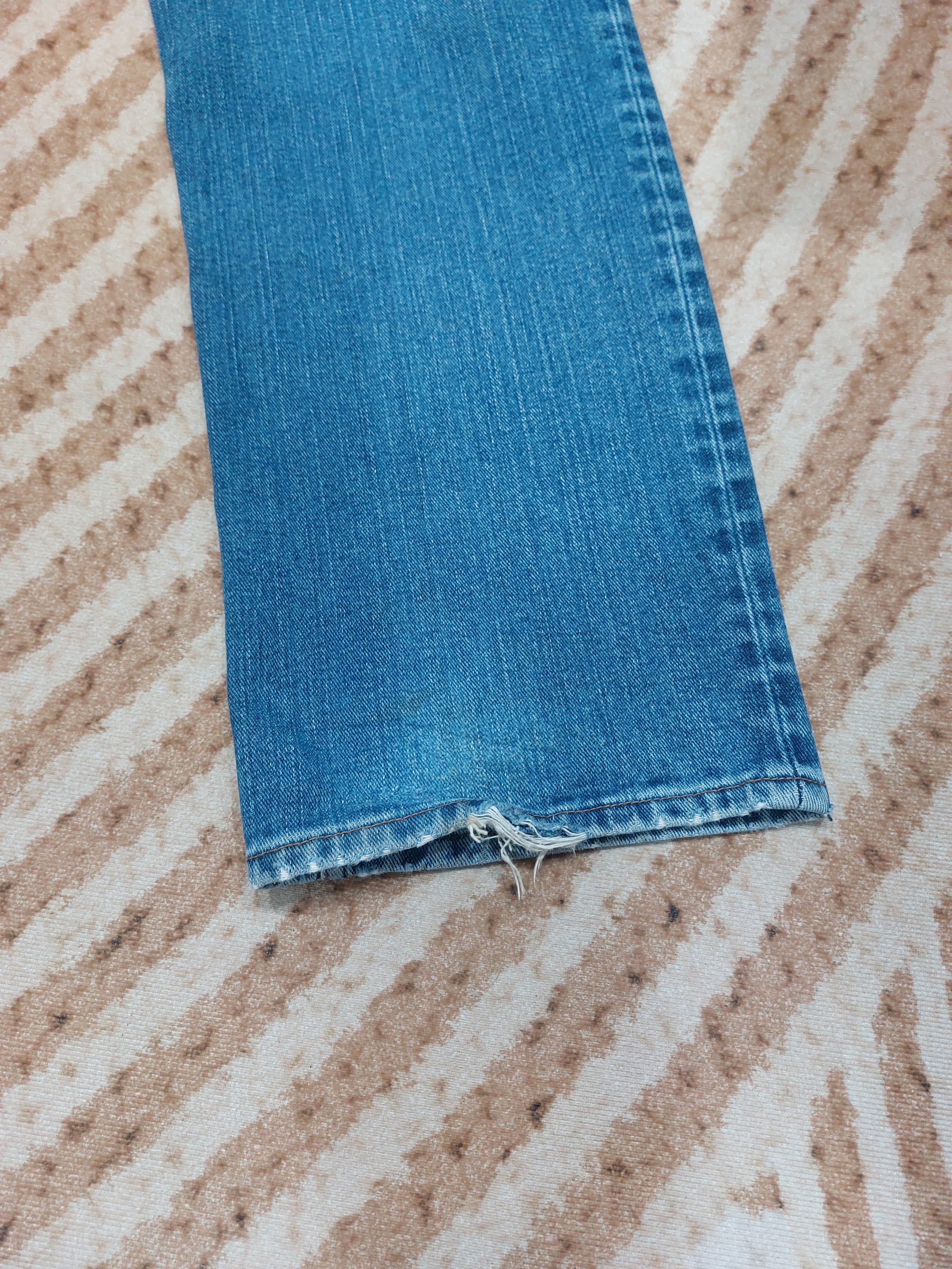 Edwin VINTAGE EDWIN 503 REGULAR DISTRESSED MUD WASH JAPANESE DENIM Size US 35 - 17 Thumbnail