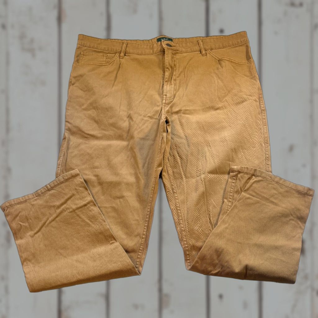 Vintage Woolrich Chino Brown Mens Canvas Pants 38x30 100% Cotton 1845 Size US 38 / EU 54 - 1 Thumbnail