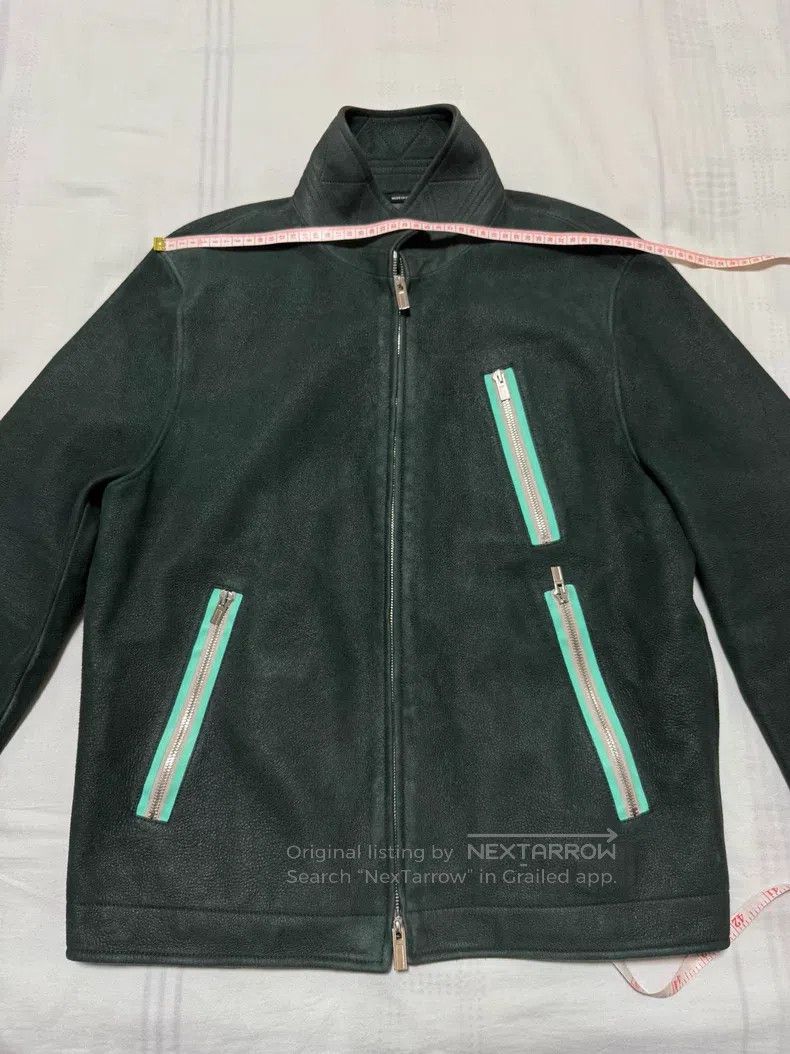 Hermes Hermes Leather jacket, full-grain leather, moss green Size US M / EU 48-50 / 2 - 3 Thumbnail