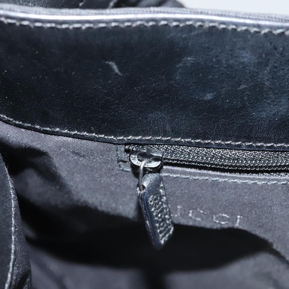 Gucci GUCCI Shoulder Bag Nylon Black Silver 001 3193 001 3193 Size ONE SIZE - 19 Thumbnail