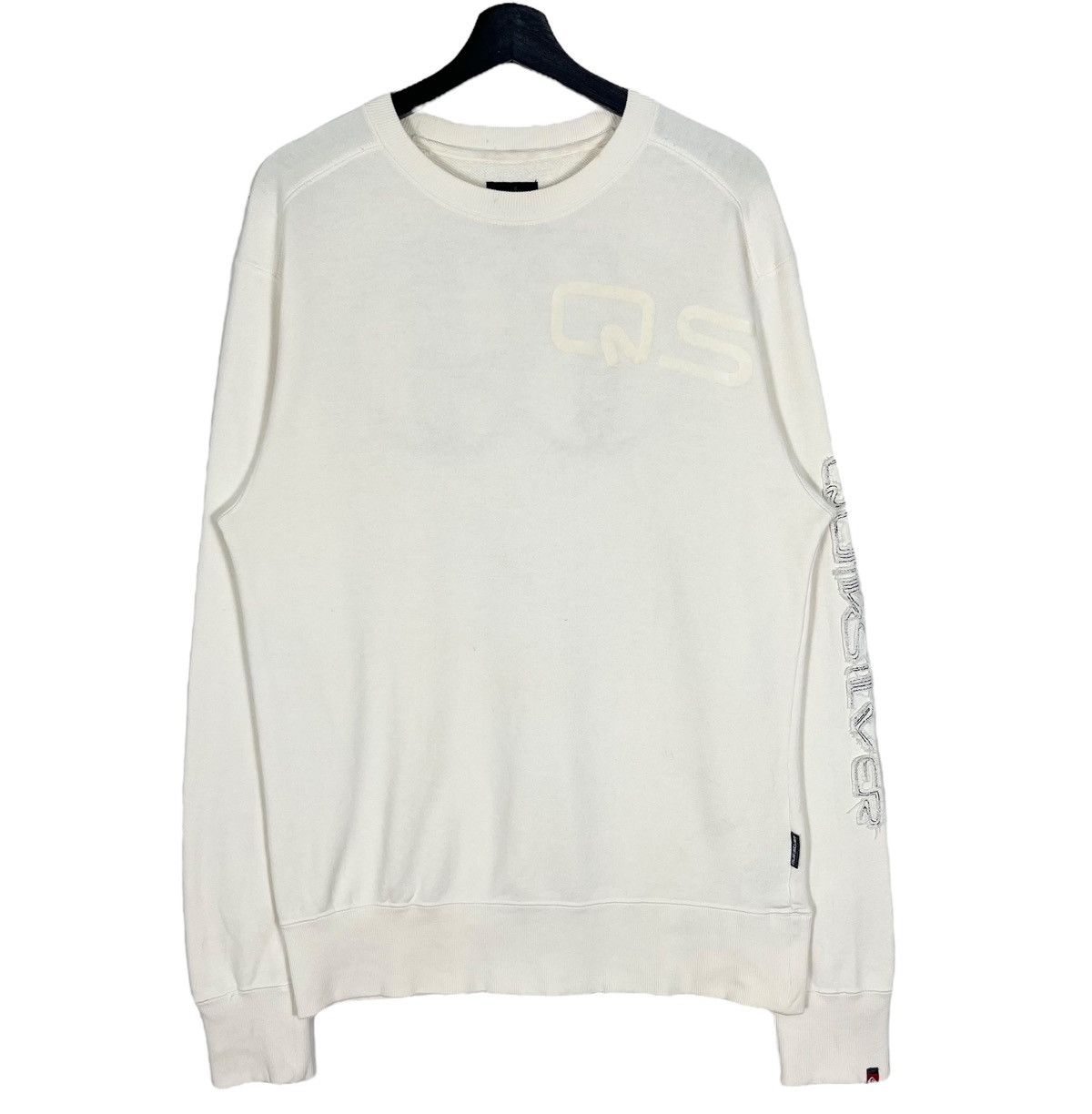 Quiksilver Quiksilver Distressed Sweatshirt Size US L / EU 52-54 / 3 - 1 Thumbnail