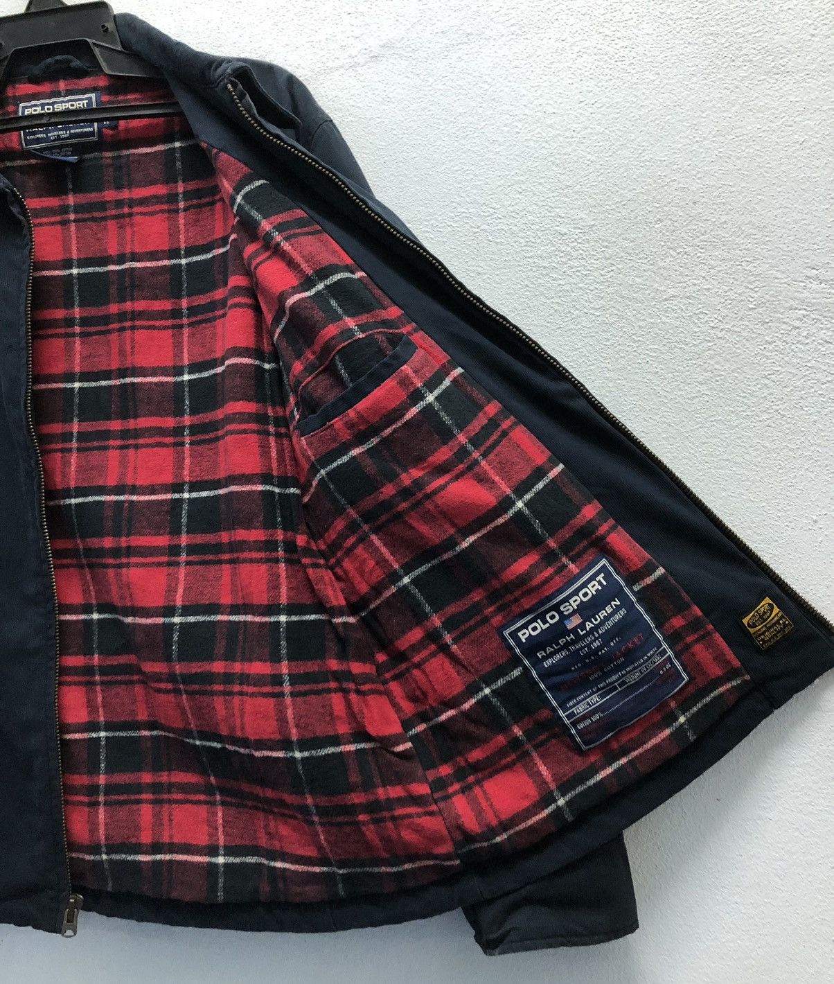 Polo Ralph Lauren Vintage Polo Sport Ralph Lauren Newsboy Jacket Size US L / EU 52-54 / 3 - 12 Thumbnail