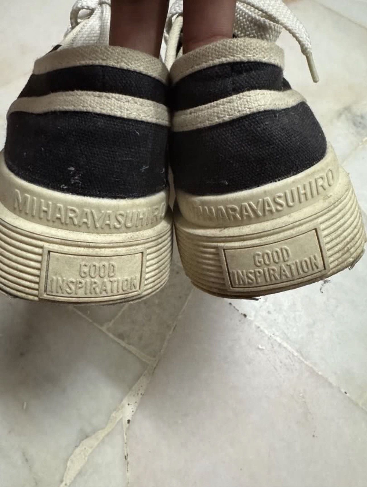Maison MIHARA YASUHIRO MIHAYASUHIRO GOOD INSPIRATION Y2K STREETWEAR SHOES Size US 5.5 / EU 38 - 4 Thumbnail