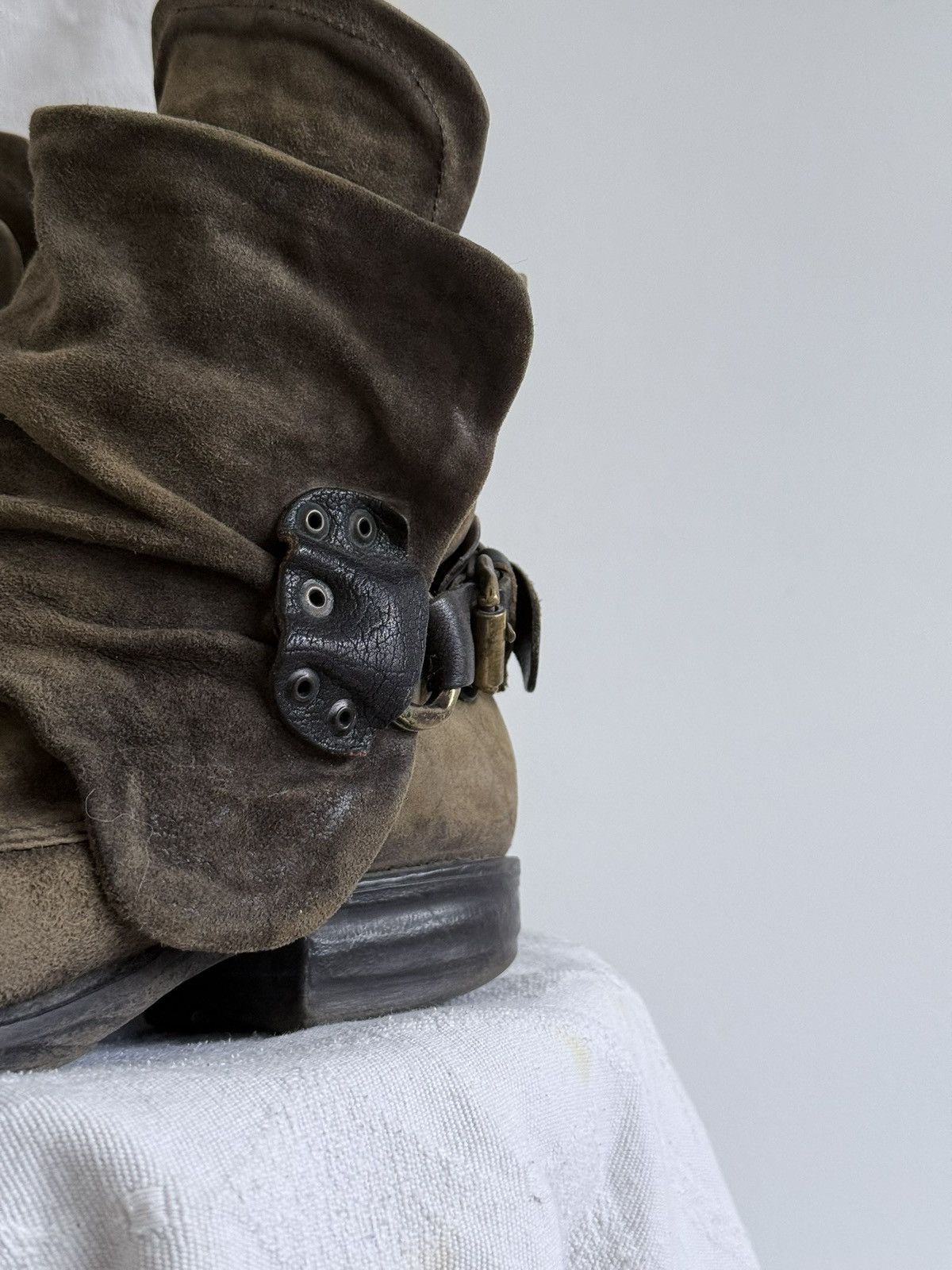 A.S.98 Avant Garde A.S. 98 Tornado Mart Style Suede Leather Boots Size US 6 / EU 39 - 3 Thumbnail