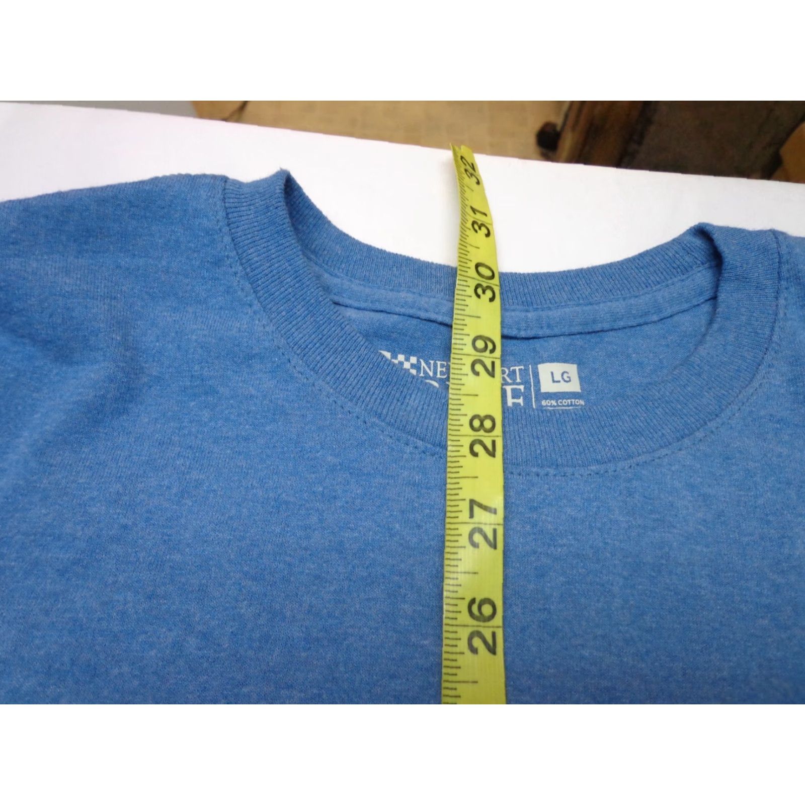 Vintage Newport Blue T-Shirt Short Sleeve Blue Size Large Men's Crew Neck Cotton Polyester Size US L / EU 52-54 / 3 - 6 Thumbnail