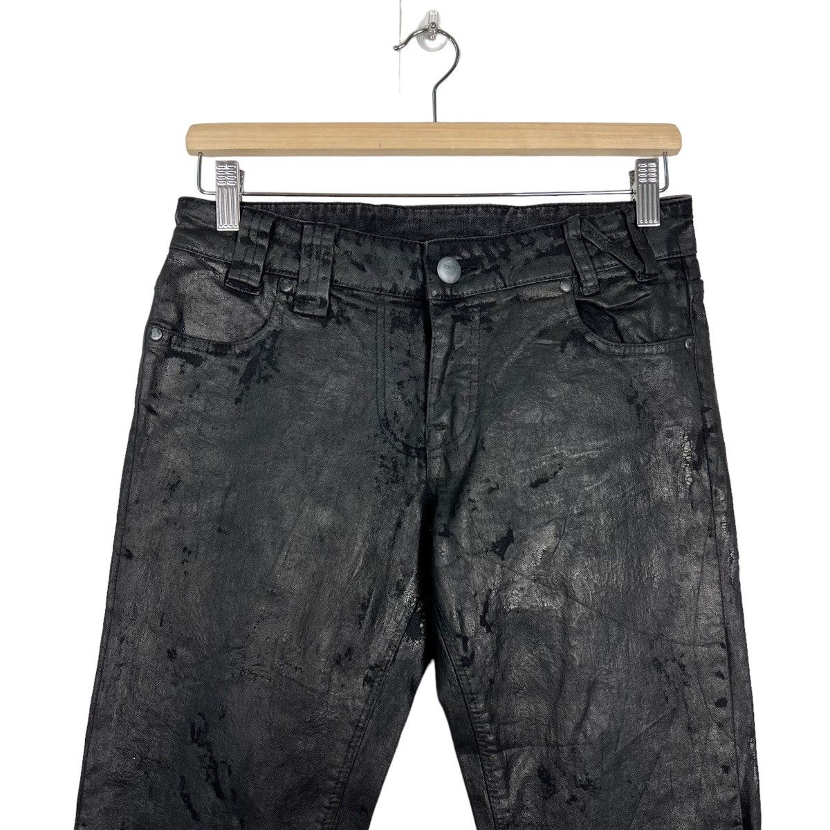 If Six Was Nine 🔥 NUI TUTTI 111 PAIN COATED PANTS Size US 28 / EU 44 - 3 Thumbnail