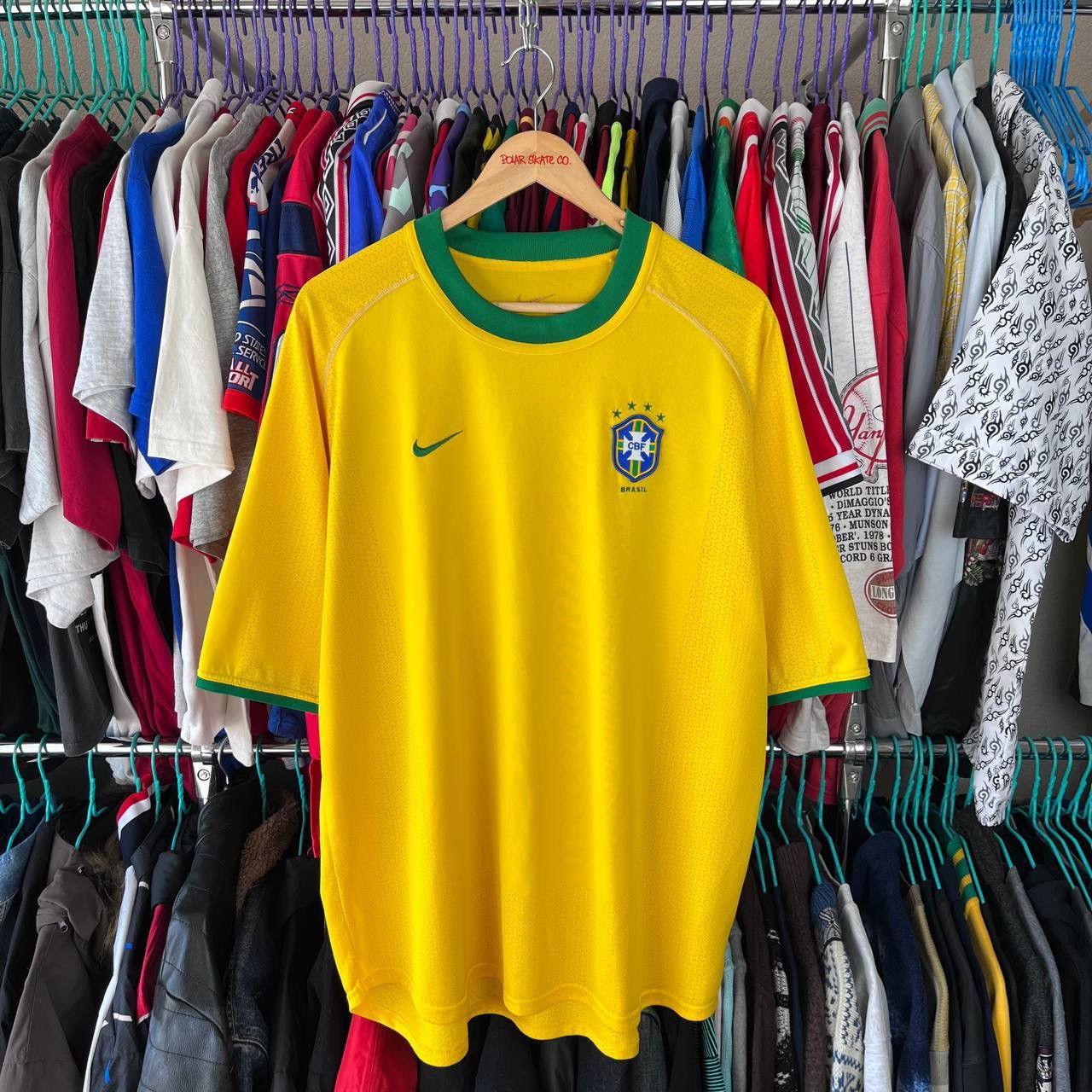 Other Nike Brasil 2000/2002 National Team Football Soccer Jersey Size US XL / EU 56 / 4 - 2 Thumbnail