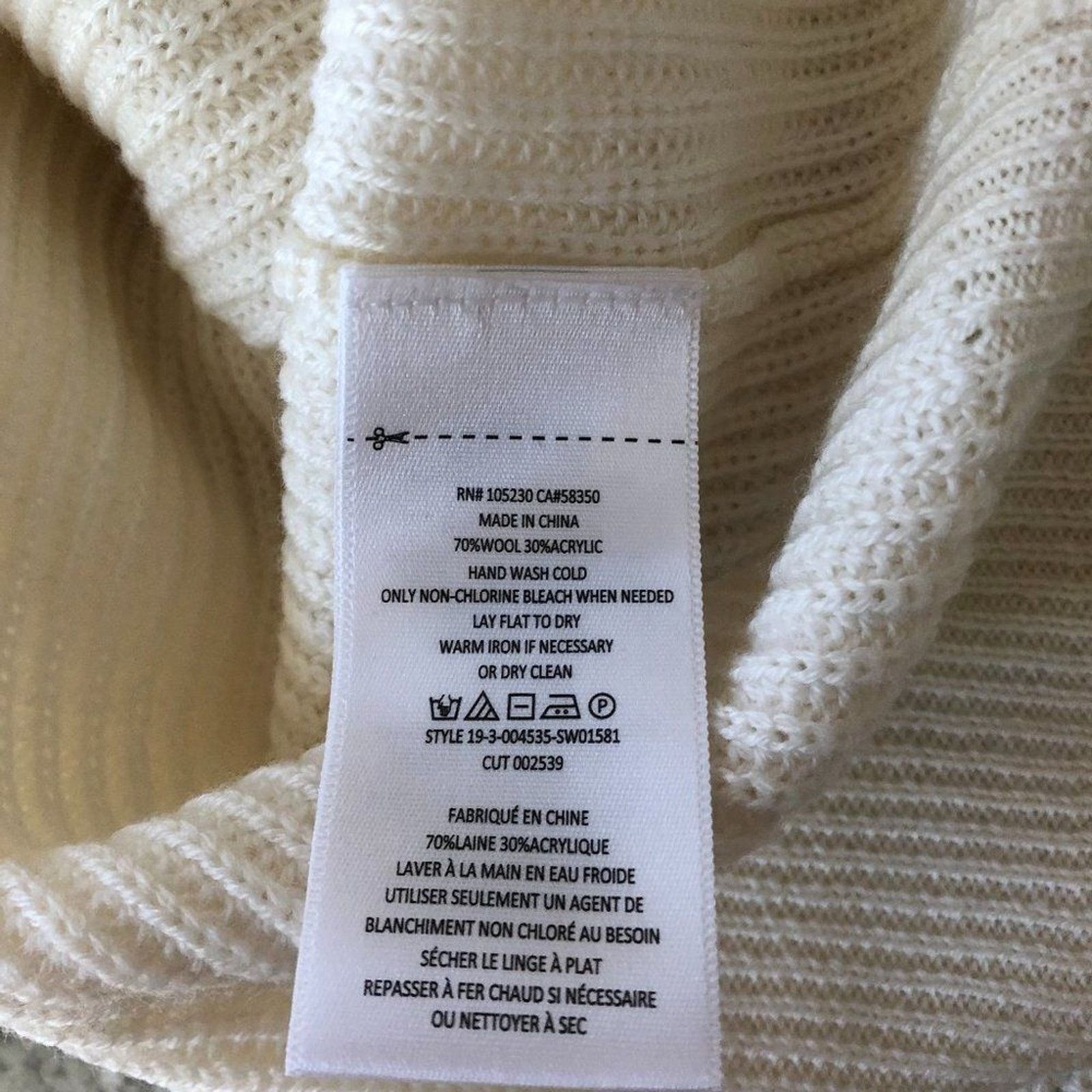Joie Ruffle Wool Blend Sweater from Joie Size XS / US 0-2 / IT 36-38 - 9 Thumbnail