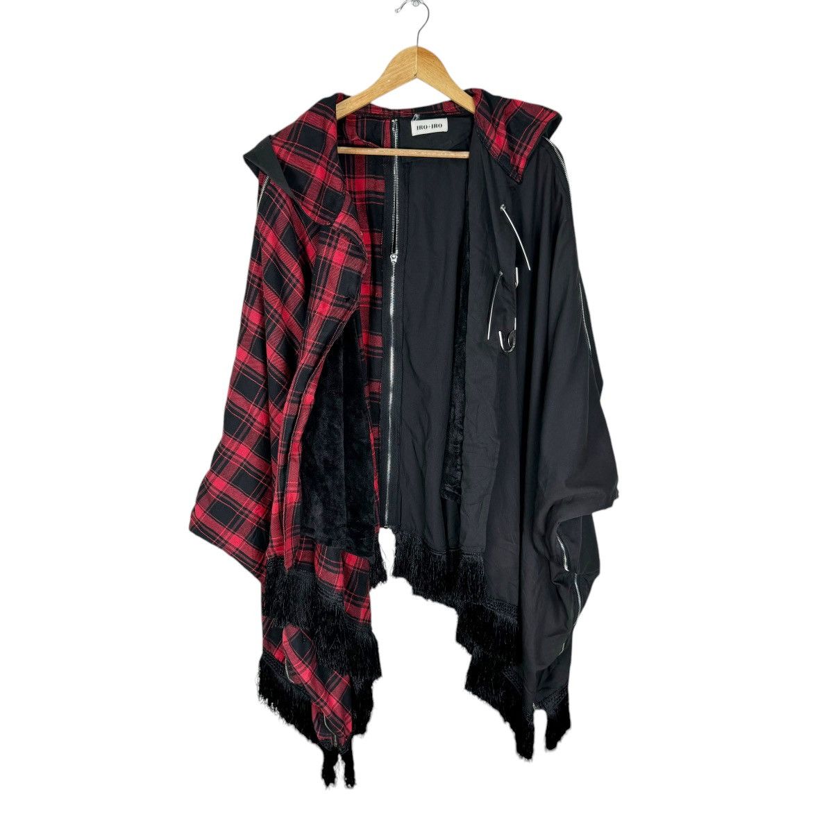 If Six Was Nine 🌟IRO + IRO HOODIE PONCHO GOTHIC JACKET Size M / US 6-8 / IT 42-44 - 8 Thumbnail