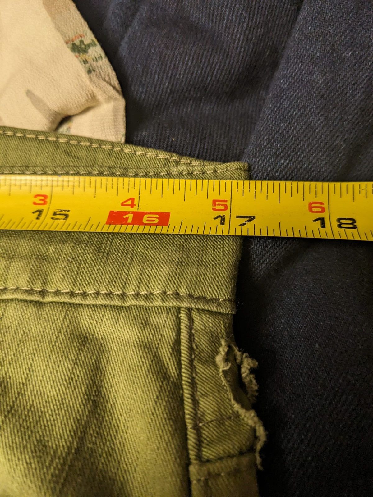 Supreme FW22 SUPREME GRIFFIN 5-POCKET JEAN OLIVE PANTS PANT SIZE 32 Size US 32 / EU 48 - 13 Thumbnail