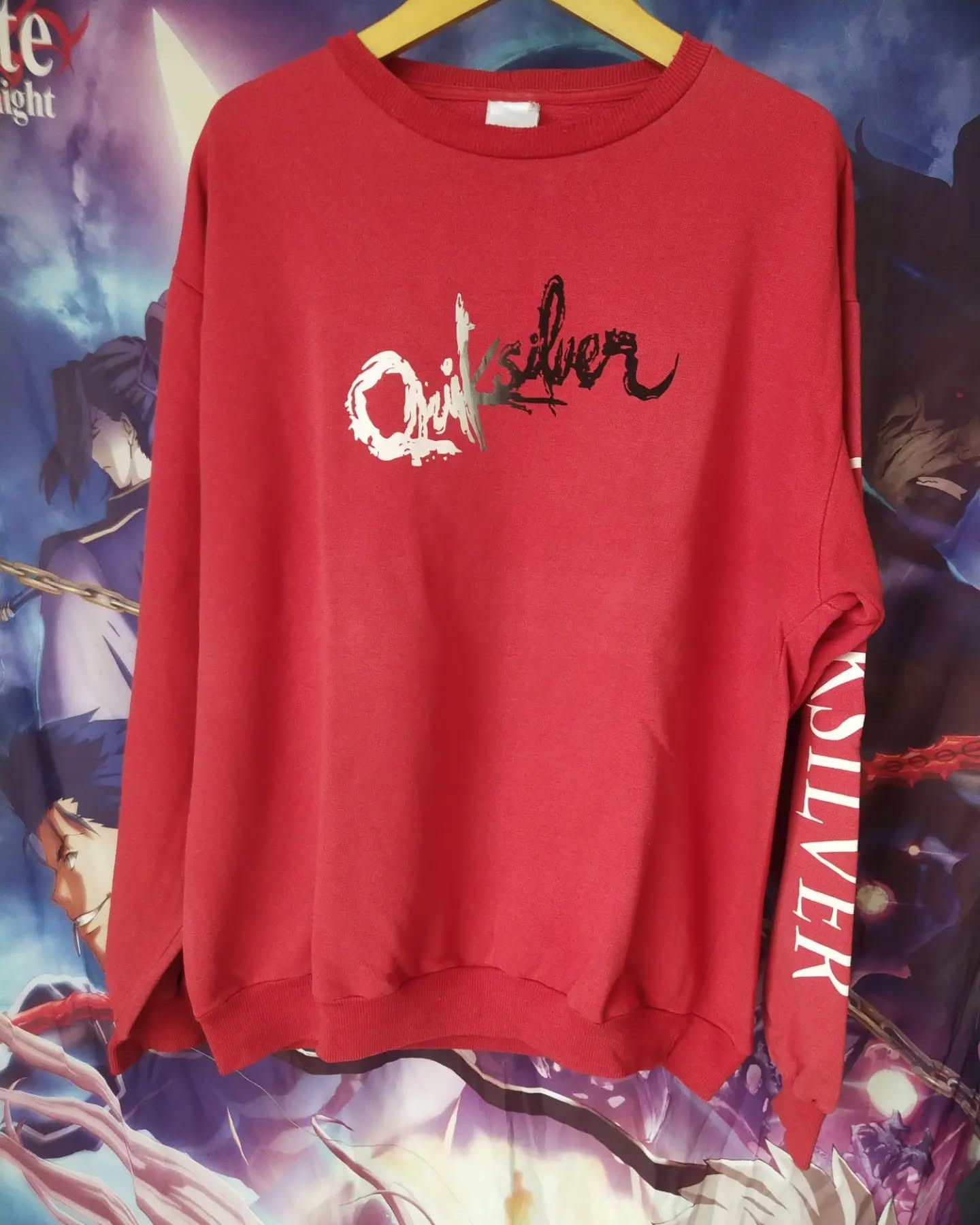 Quiksilver 2000s Quiksilver Red Graphic Crewneck Surfwear Size US L / EU 52-54 / 3 - 1 Thumbnail