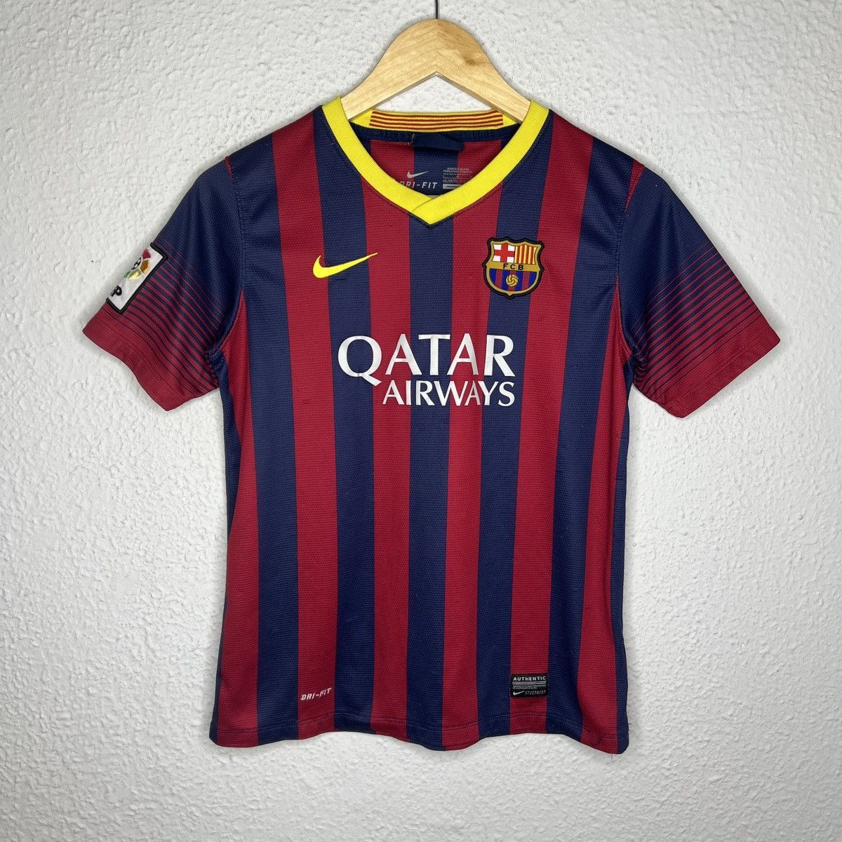 Nike Nike Fc Barcelona Neymar Tshirt Tee Home Kit Jersey Navy Red Size US XS / EU 42 / 0 - 2 Thumbnail