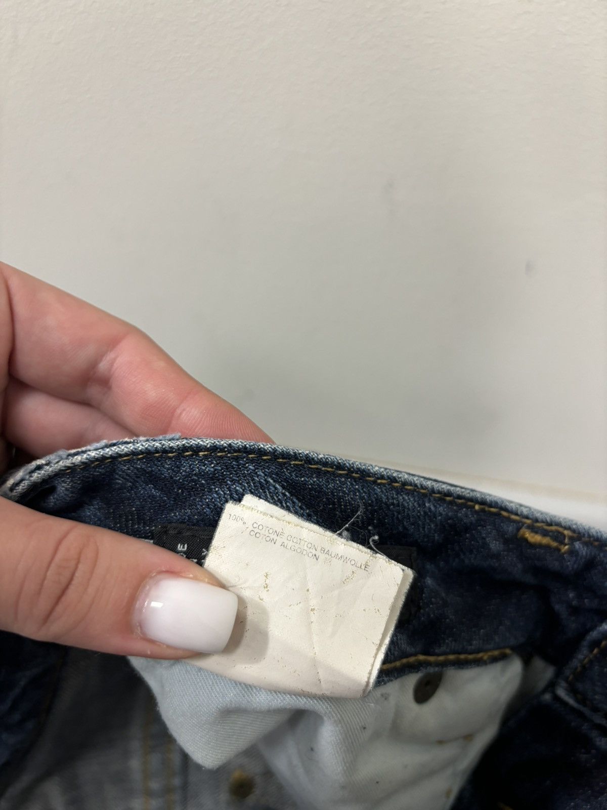 Dsquared2 Dsquared2 Women’s Faded Blue Painted Ripped Denim Jeans Size 27" / US 4 / IT 40 - 10 Thumbnail