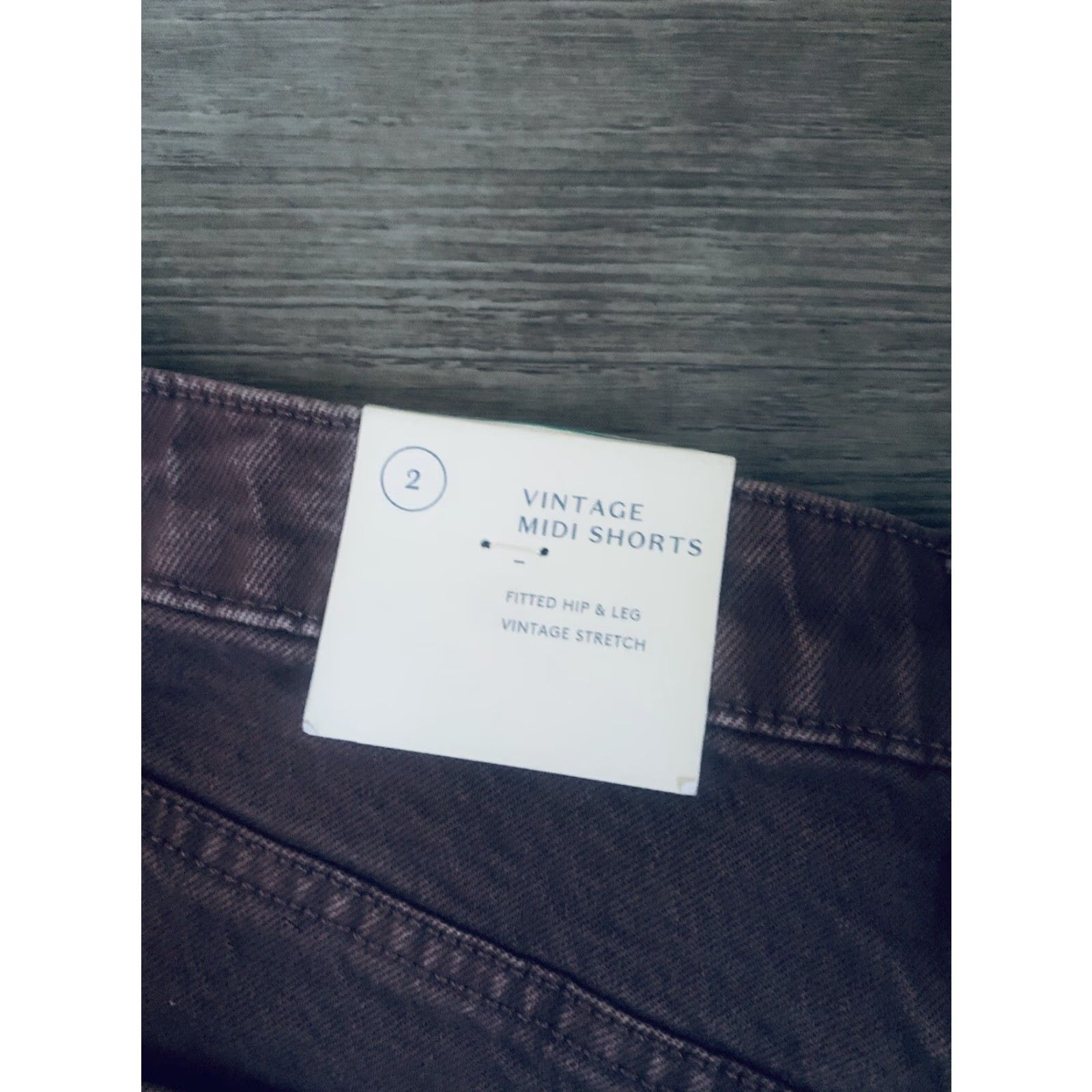 Vintage VINTAGE Universal Thread Women's Midi Shorts Brown Size 2/26 Regular Stretch Denim Flat Front Casual Activewear Travel Women Size 26" / US 2 / IT 38 - 7 Thumbnail