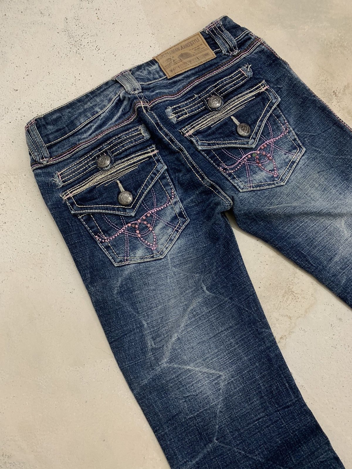 If Six Was Nine × Japanese Brand × Vintage Jessy Logan Vintage Assymetrical Comb Whisker Flare Size US 27 - 11 Thumbnail