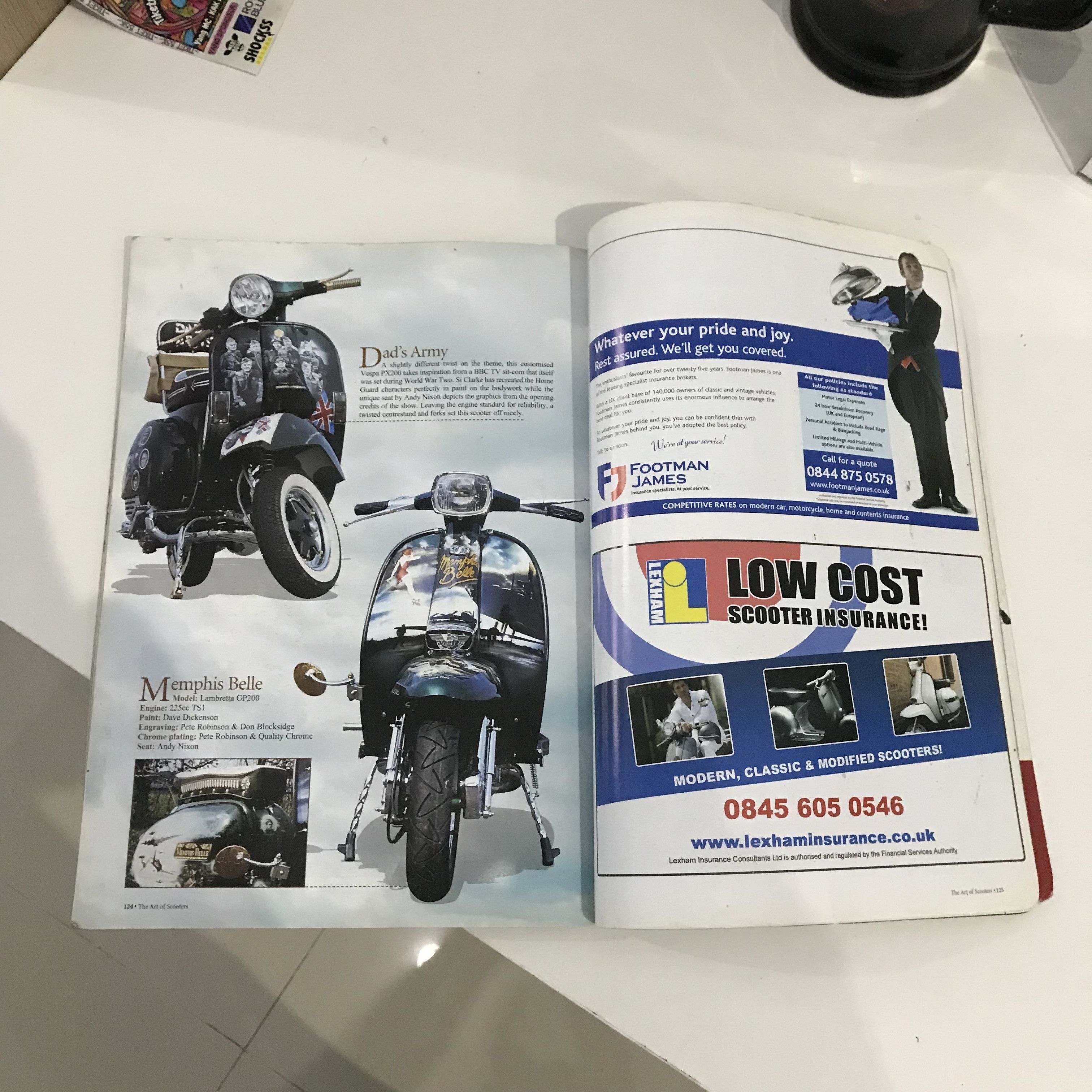 POP MAGAZINE Scootering magazine The Scootervespa lambretta Book magazine Size ONE SIZE - 12 Thumbnail